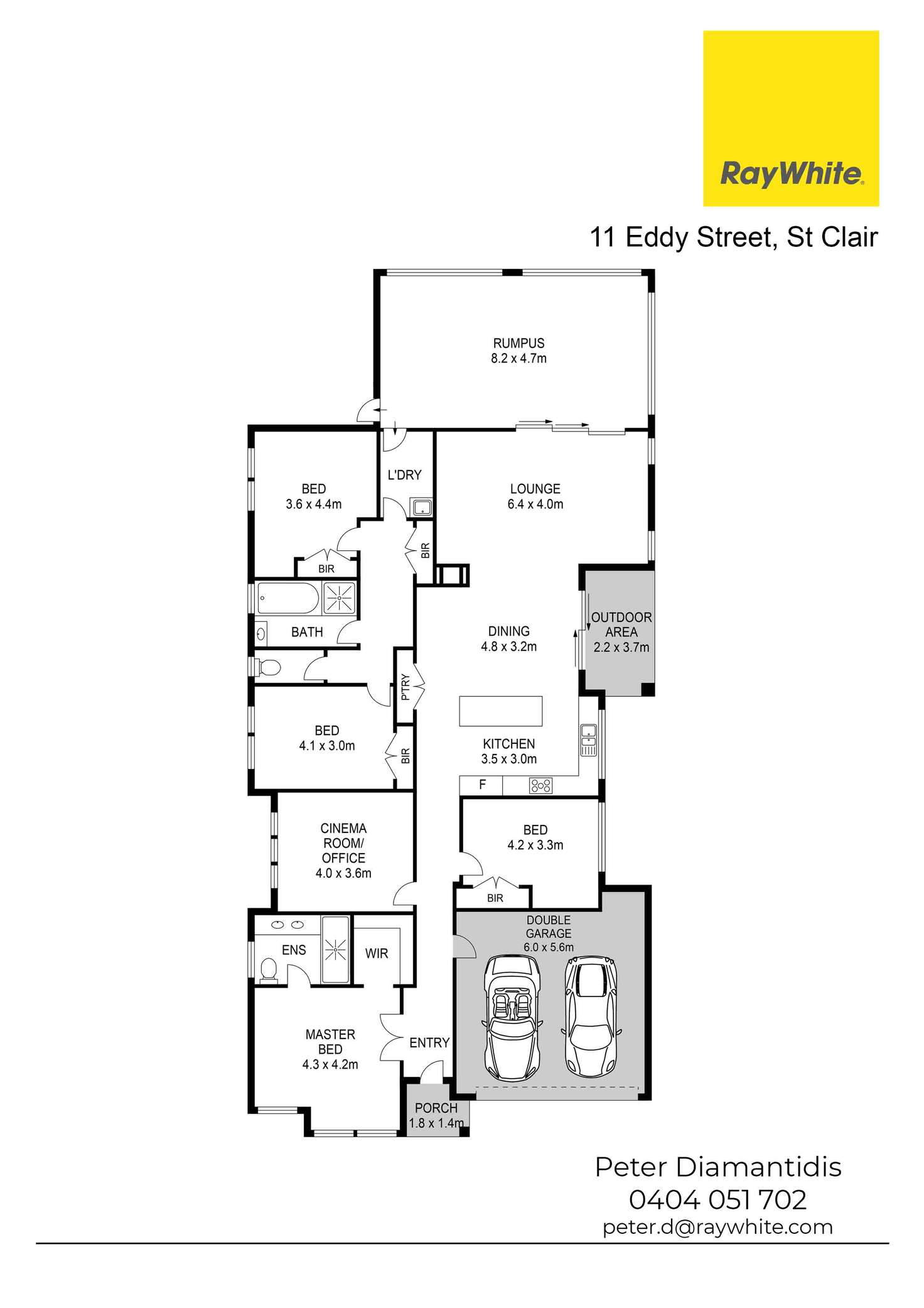 Floorplan of Homely house listing, 11 Eddy Street, St Clair NSW 2759
