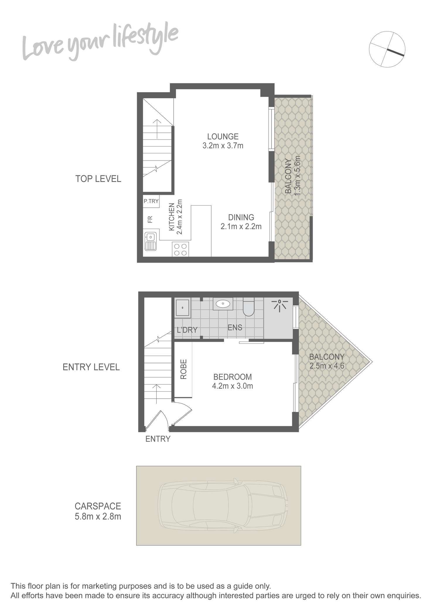 Floorplan of Homely apartment listing, 18/501 Wilson Street, Darlington NSW 2008