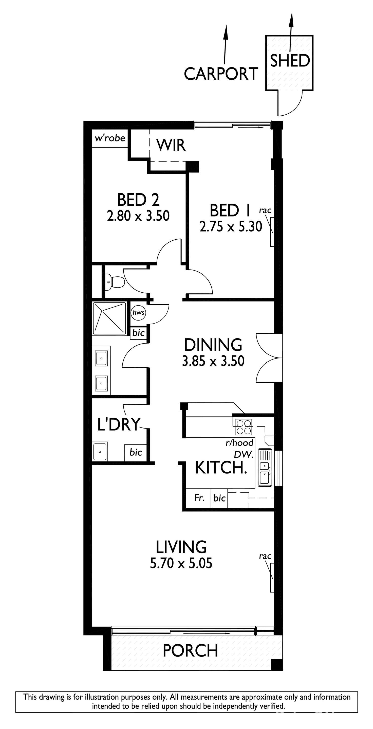 Floorplan of Homely apartment listing, 4/57 Mackinnon Parade, North Adelaide SA 5006