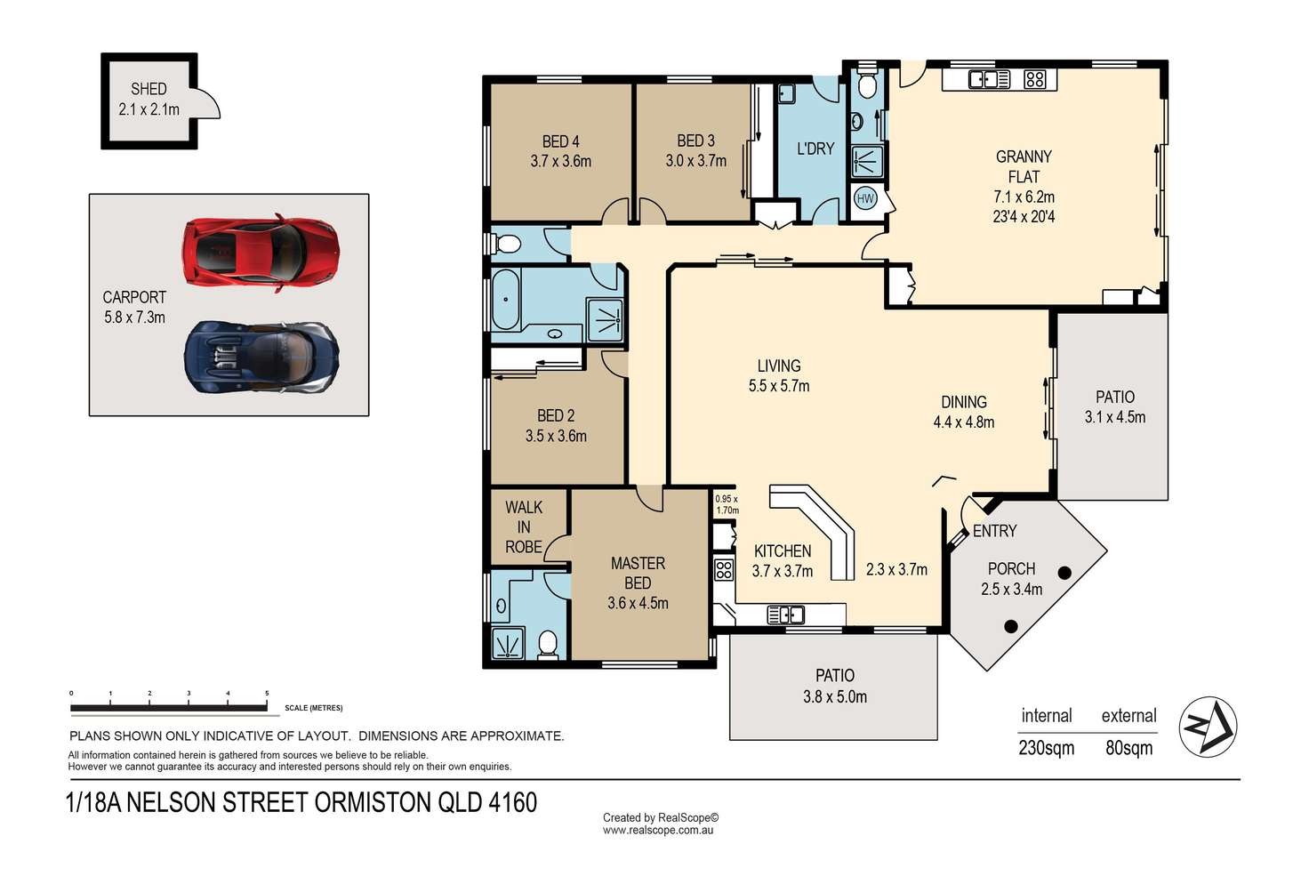 Floorplan of Homely house listing, 1/18A Nelson Street, Ormiston QLD 4160