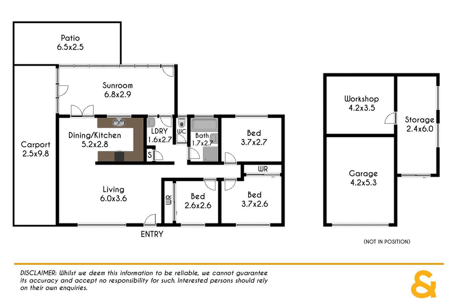 Floorplan of Homely house listing, Address available on request