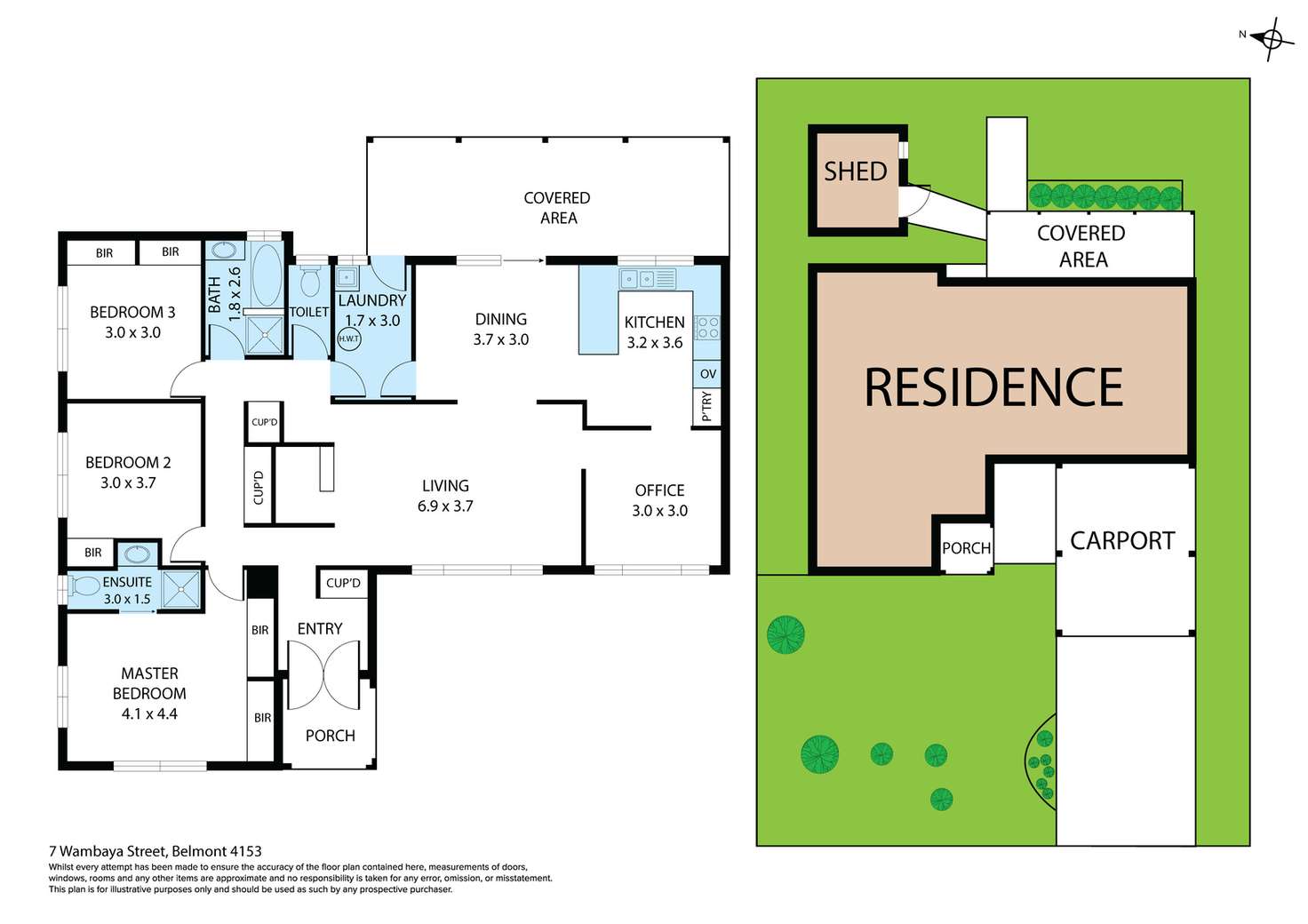 Floorplan of Homely house listing, 7 Wambaya Street, Belmont QLD 4153