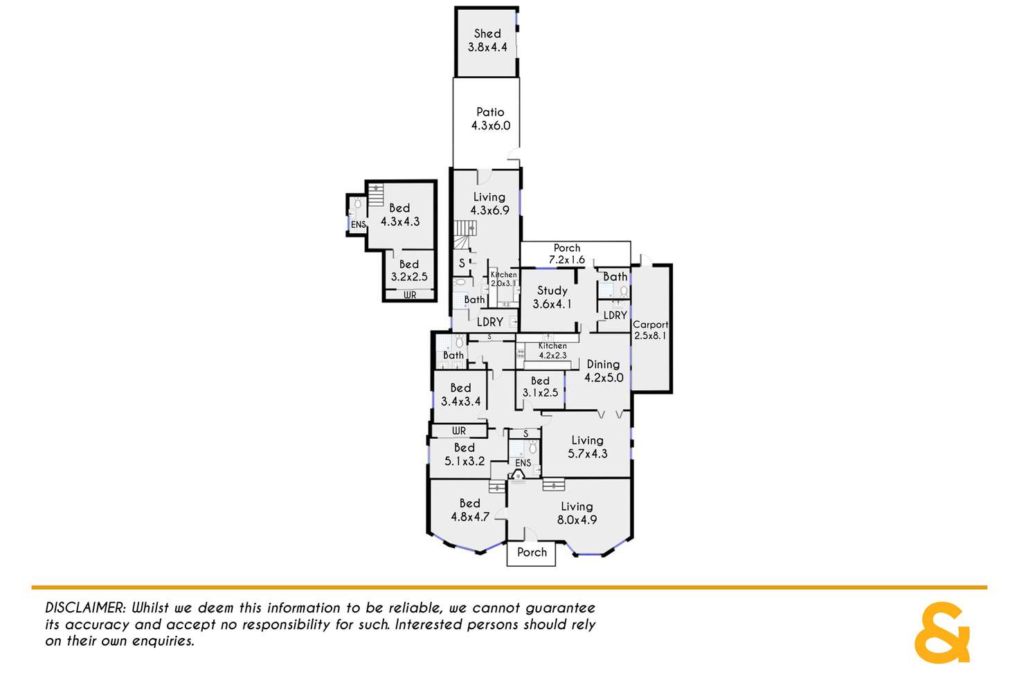 Floorplan of Homely house listing, 3 Elliott Street, Kingswood NSW 2747