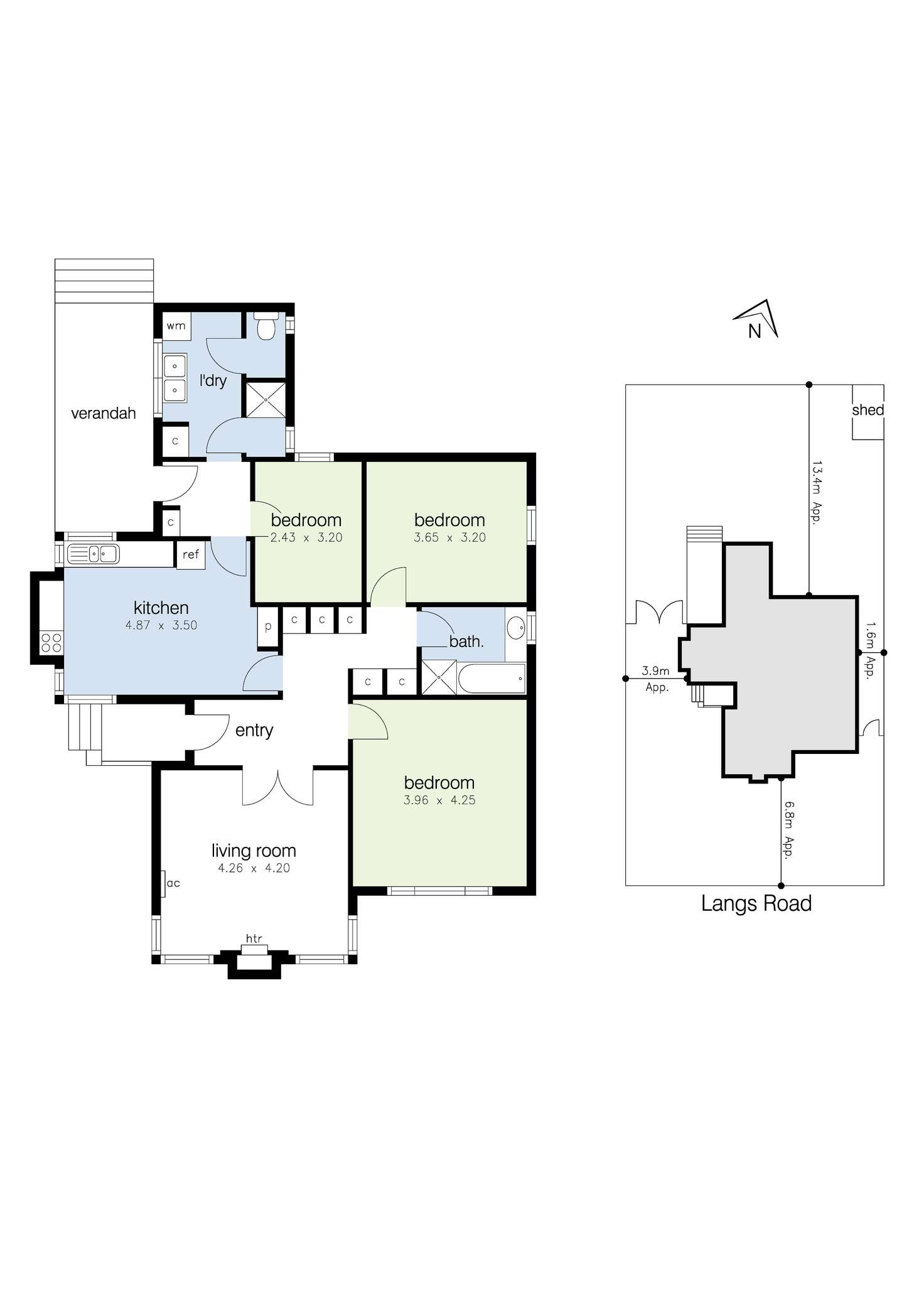 Floorplan of Homely house listing, 92 Langs  Road, Ascot Vale VIC 3032