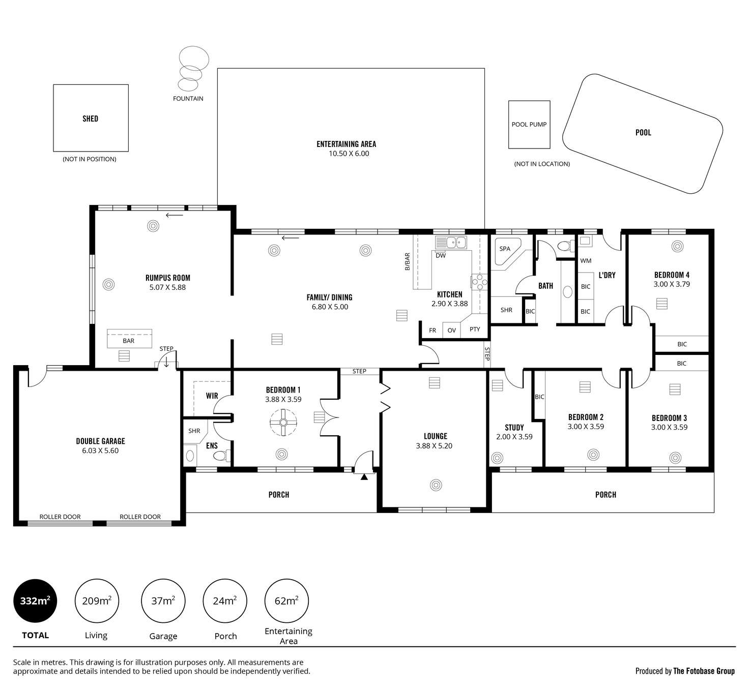 Floorplan of Homely house listing, 15 Reordan Drive, Greenwith SA 5125