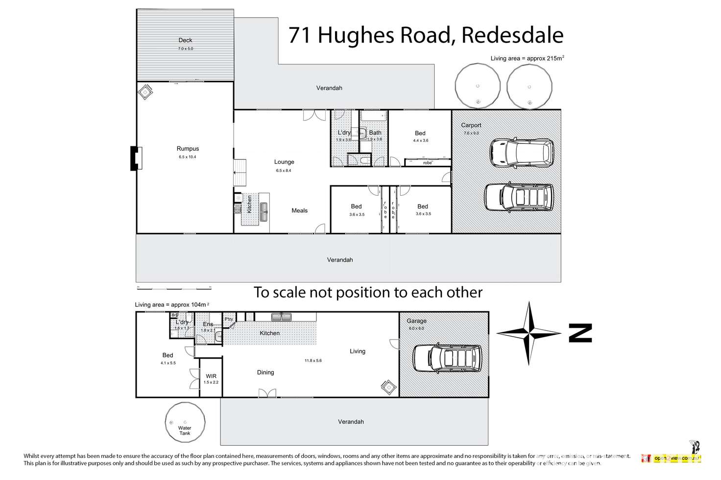 Floorplan of Homely house listing, 71 Hughes Road, Redesdale VIC 3444