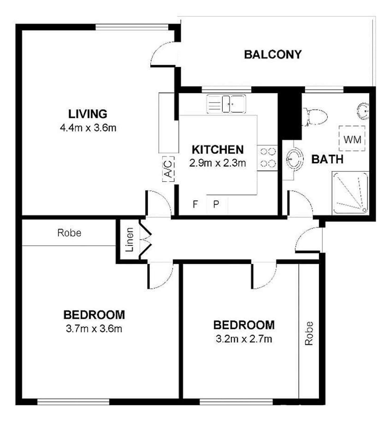 Floorplan of Homely unit listing, 6/515 Main North Road, Elizabeth SA 5112