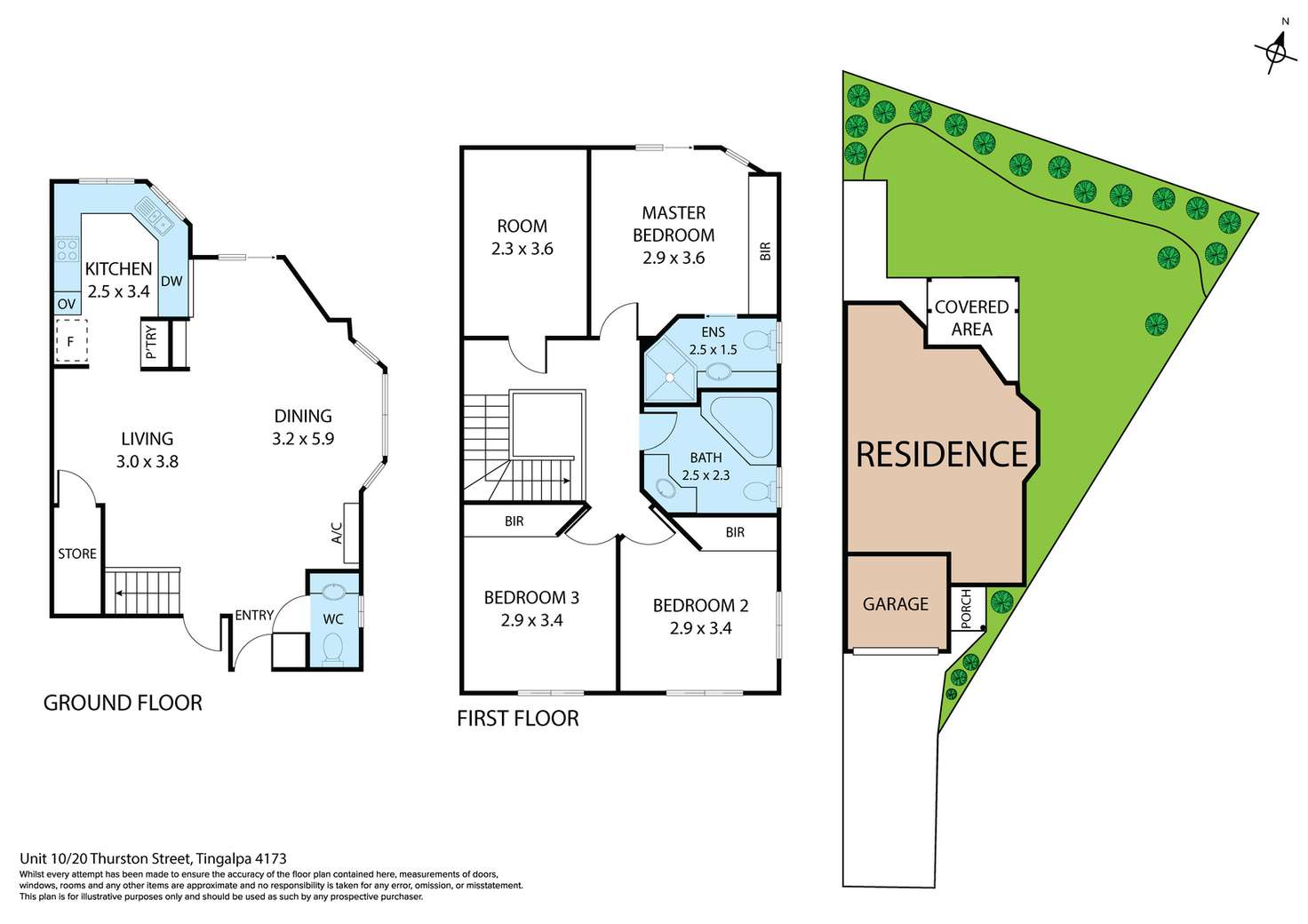 Floorplan of Homely townhouse listing, 10/20 Thurston Street, Tingalpa QLD 4173