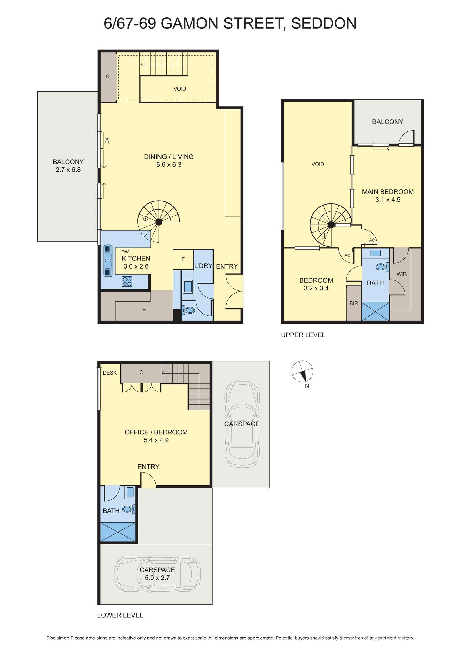 Floorplan of Homely house listing, 6/67-69 Gamon Street, Seddon VIC 3011
