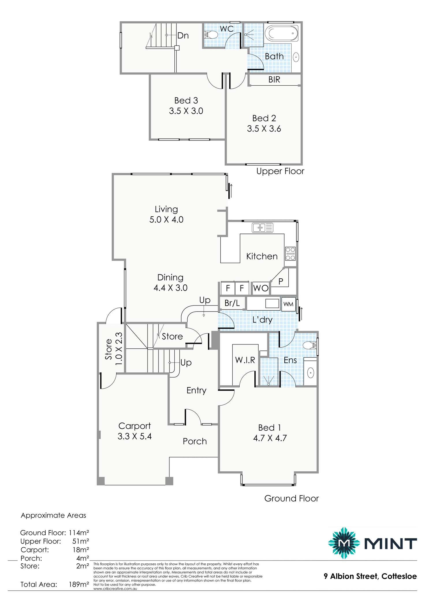Floorplan of Homely house listing, 9 Albion Street, Cottesloe WA 6011