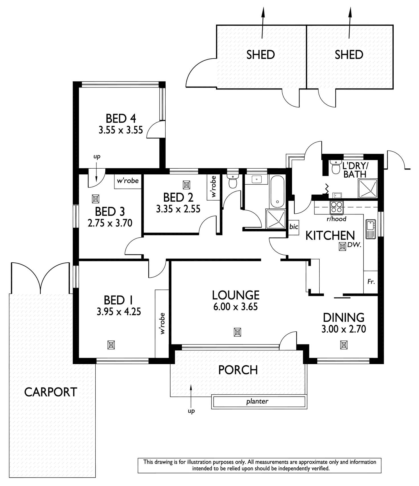 Floorplan of Homely house listing, 40 Norfolk Road, Marion SA 5043