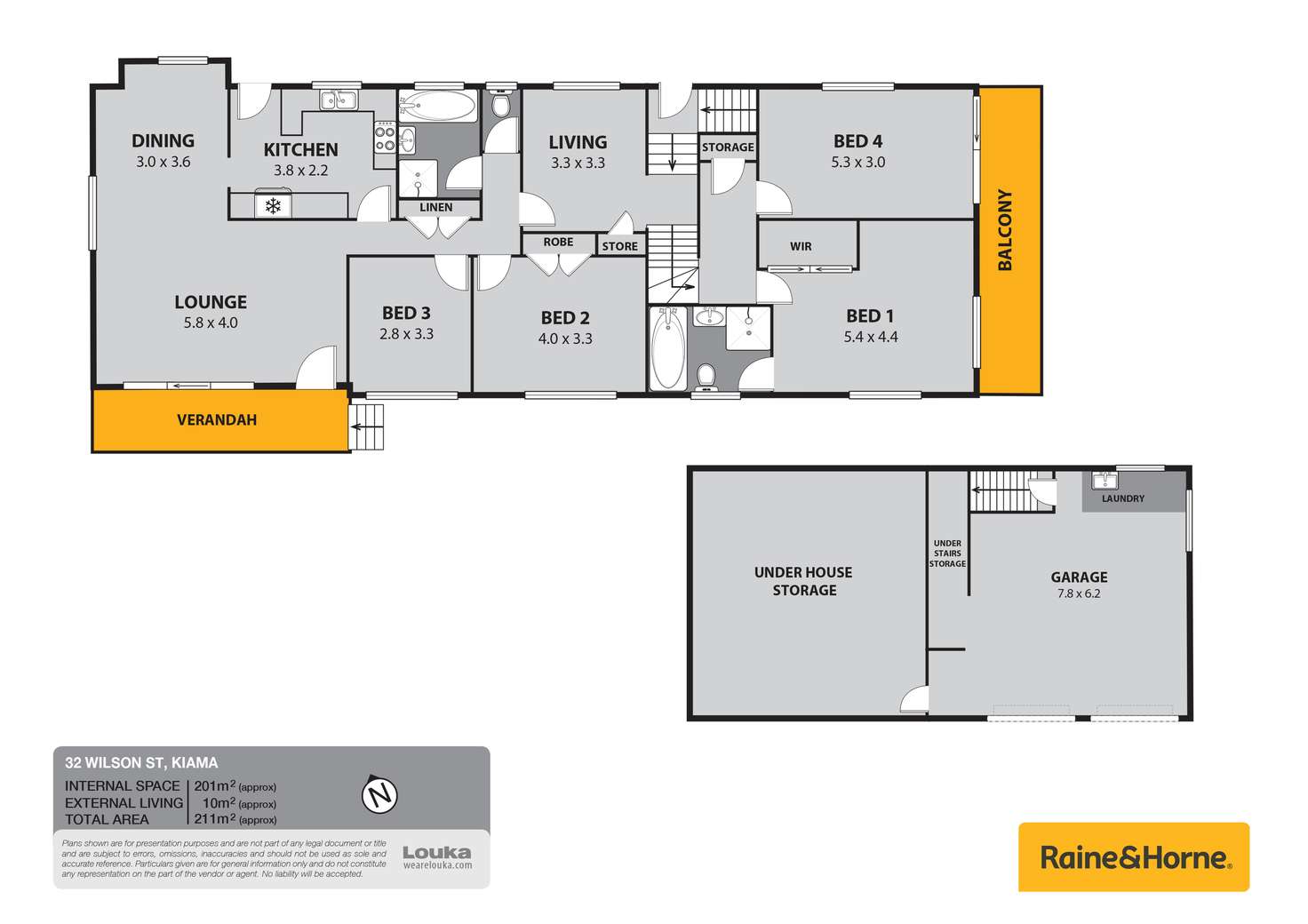 Floorplan of Homely house listing, 32 Wilson Street, Kiama NSW 2533