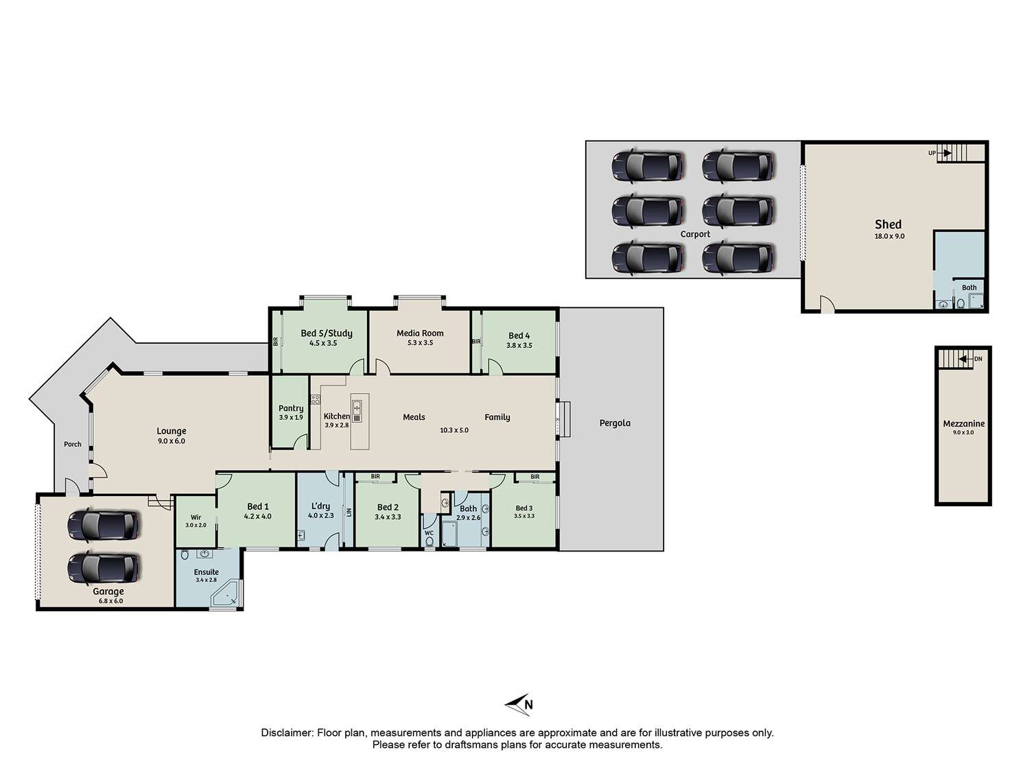 Floorplan of Homely house listing, 12 Glenton Court, Gisborne VIC 3437