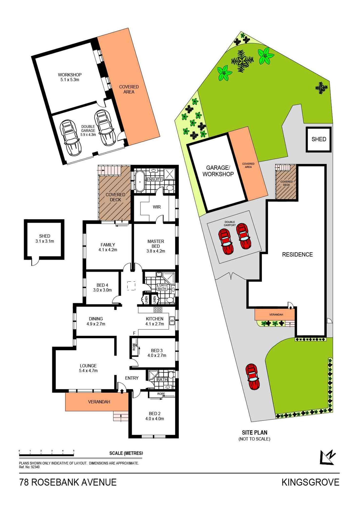 Floorplan of Homely house listing, 78 Rosebank Avenue, Kingsgrove NSW 2208