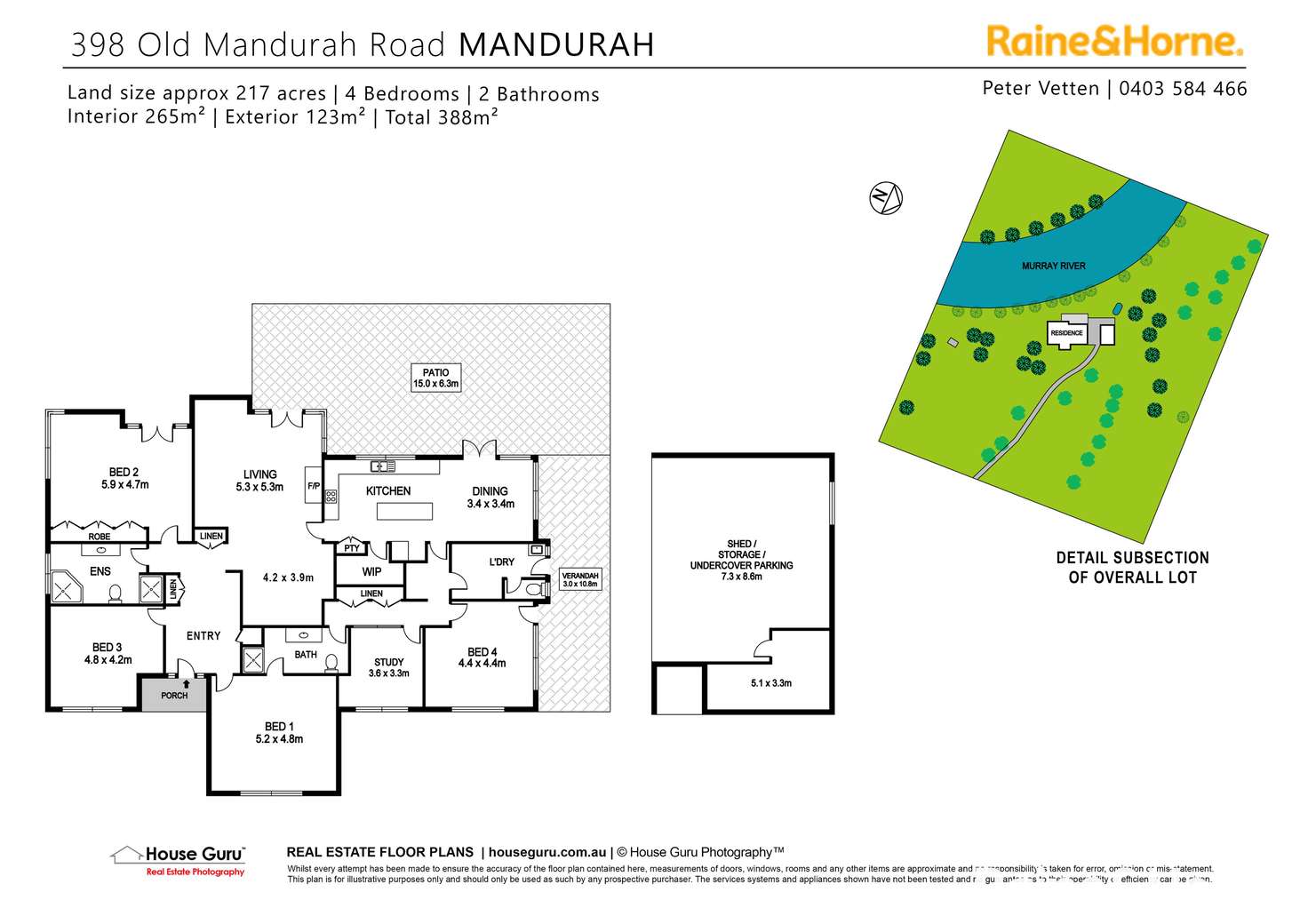 Floorplan of Homely acreageSemiRural listing, 398 Old Mandurah Road, Ravenswood WA 6208