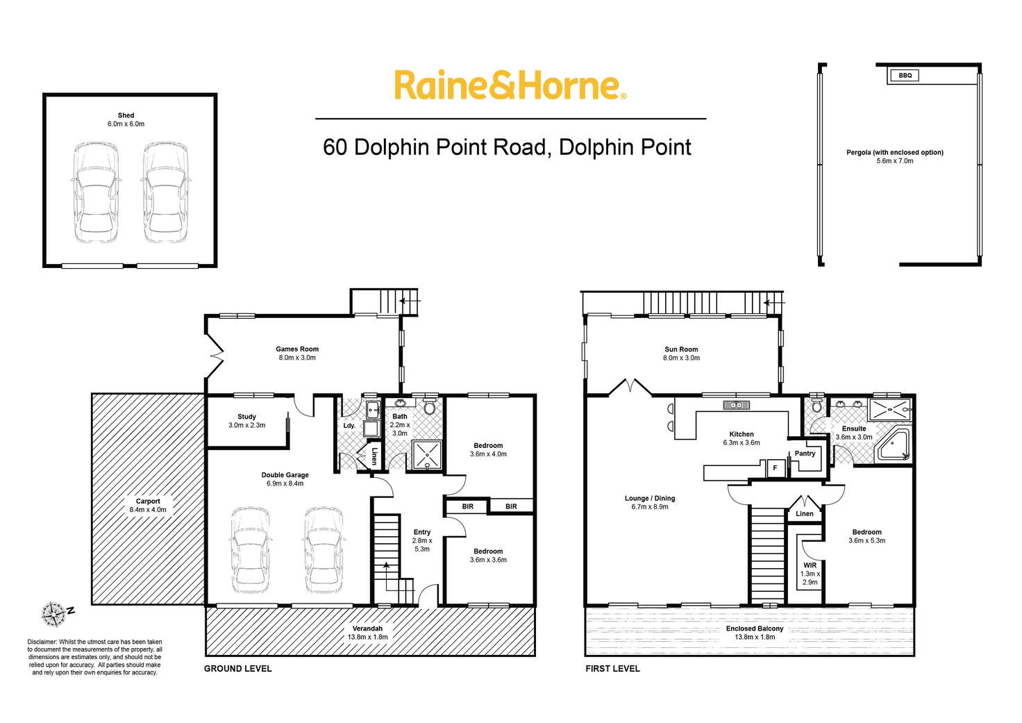 Floorplan of Homely house listing, 60 Dolphin Point Road, Dolphin Point NSW 2539