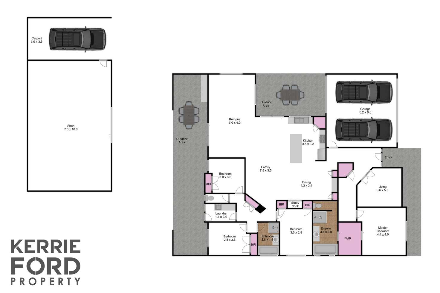 Floorplan of Homely house listing, 15 Ries Street, Toongabbie VIC 3856