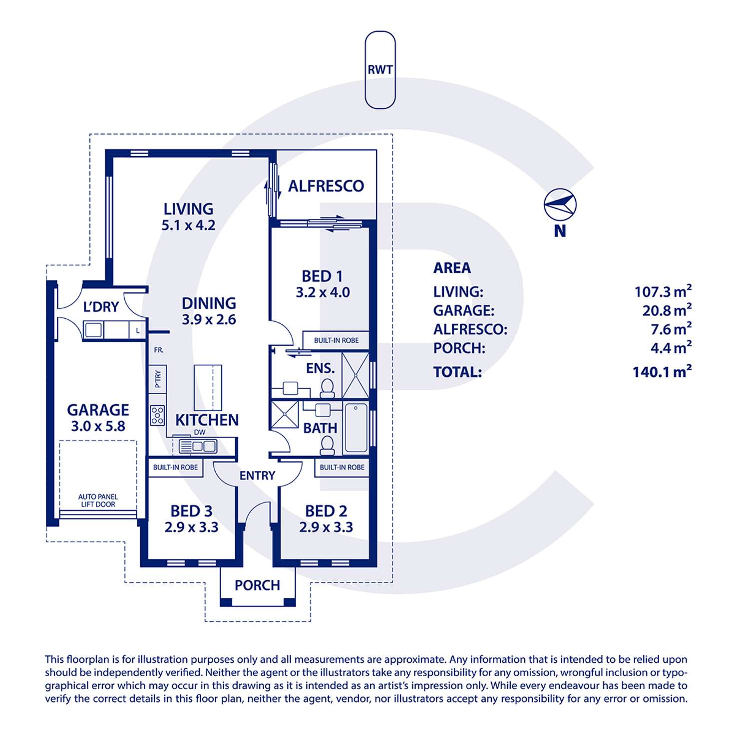 Floorplan of Homely house listing, 61 Glenlea Boulevard, Mount Barker SA 5251