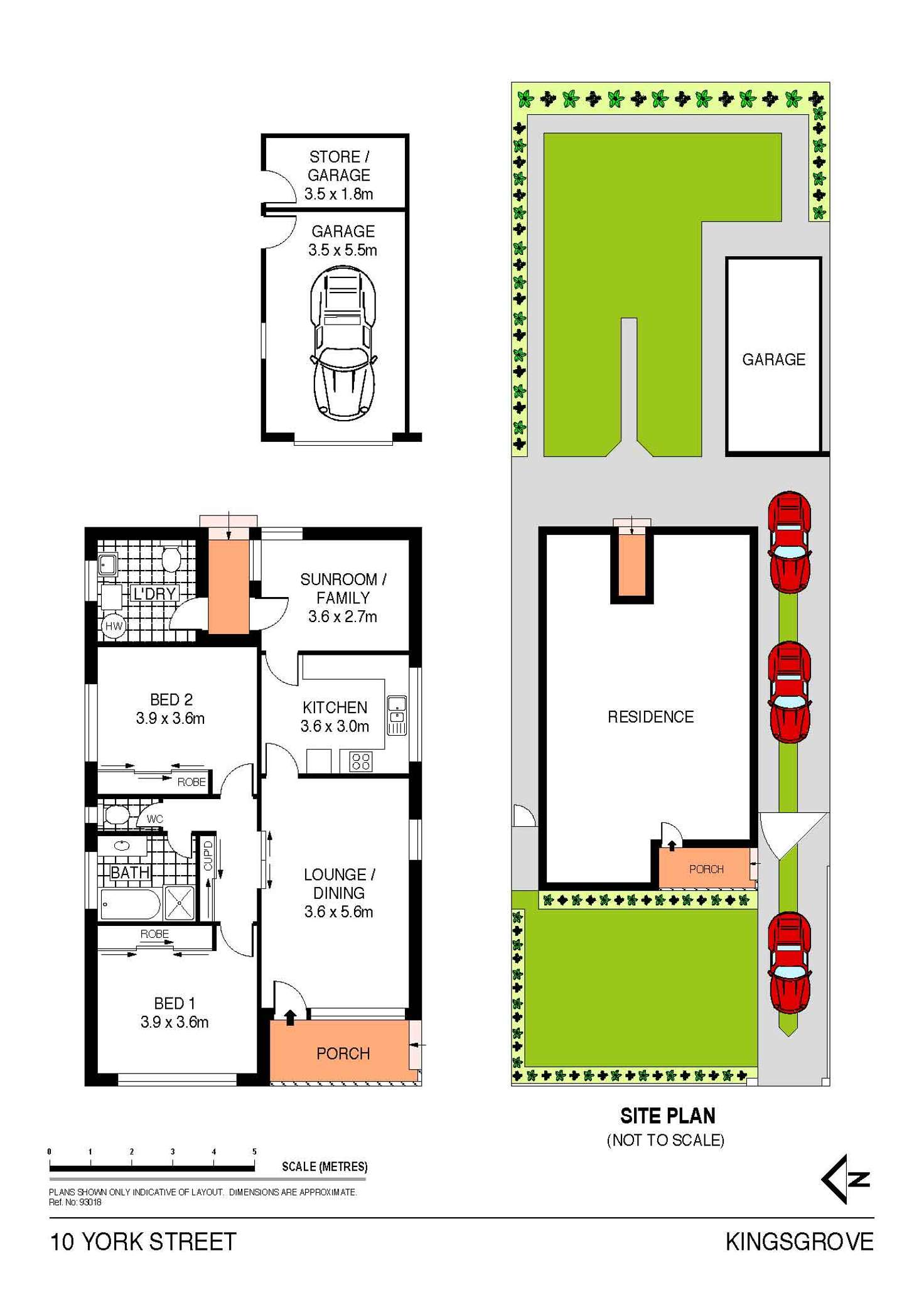 Floorplan of Homely house listing, 10 York Street, Kingsgrove NSW 2208