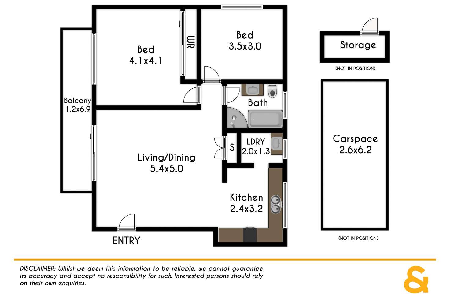 Floorplan of Homely unit listing, 9/128-130 Lethbridge Street, Penrith NSW 2750