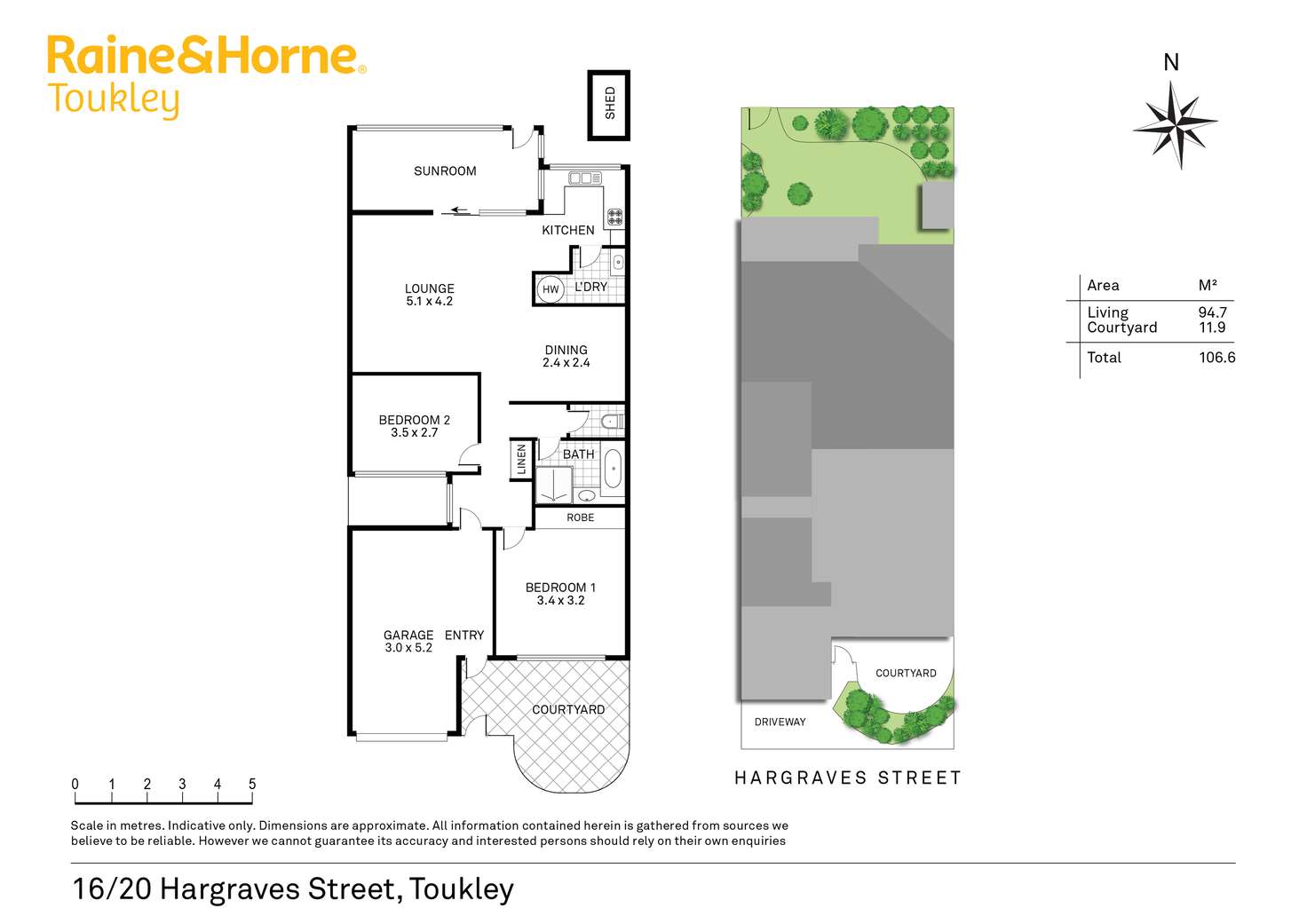 Floorplan of Homely villa listing, 16/20 Hargraves Street, Toukley NSW 2263