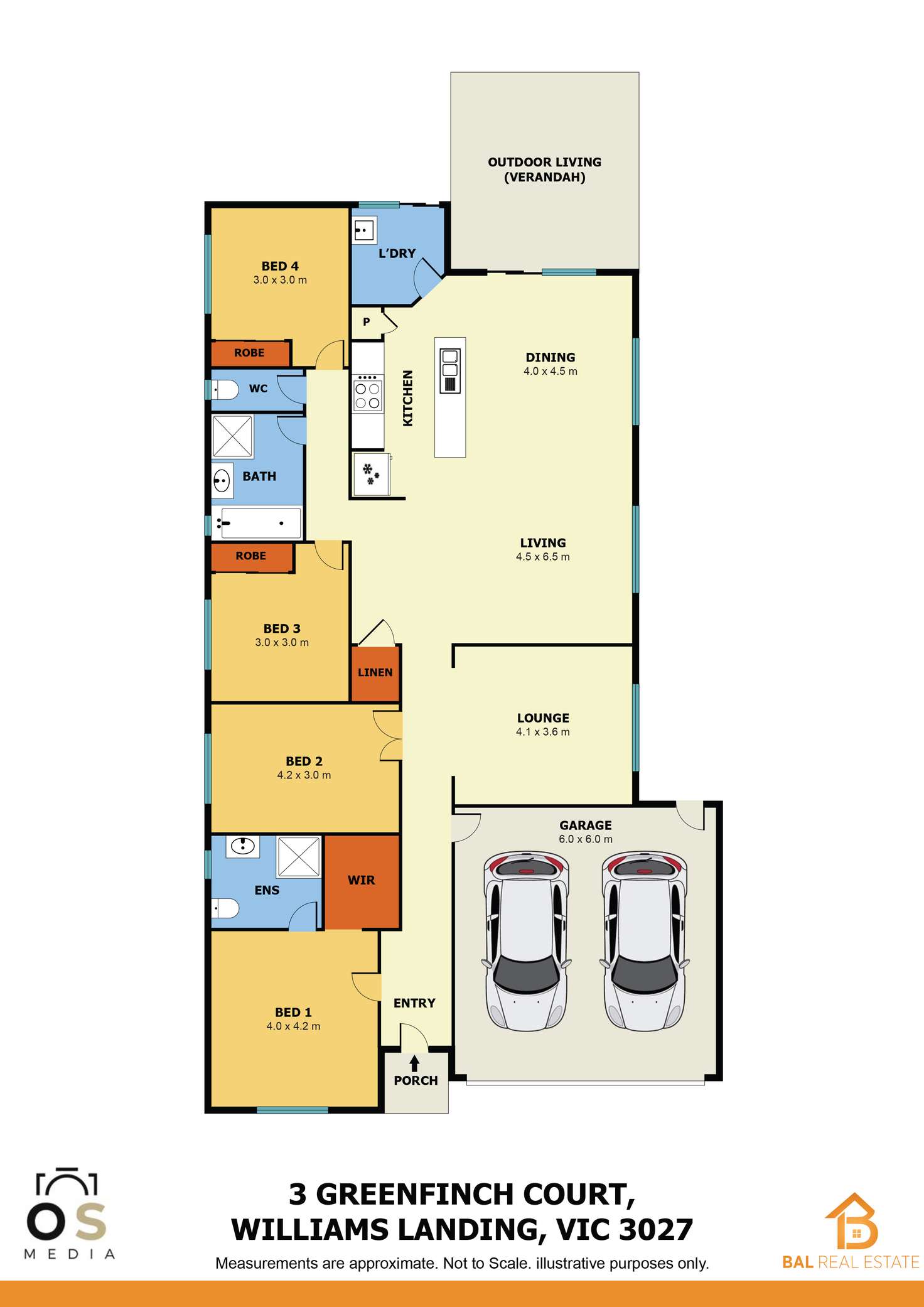Floorplan of Homely house listing, 3 Greenfinch Court, Williams Landing VIC 3027