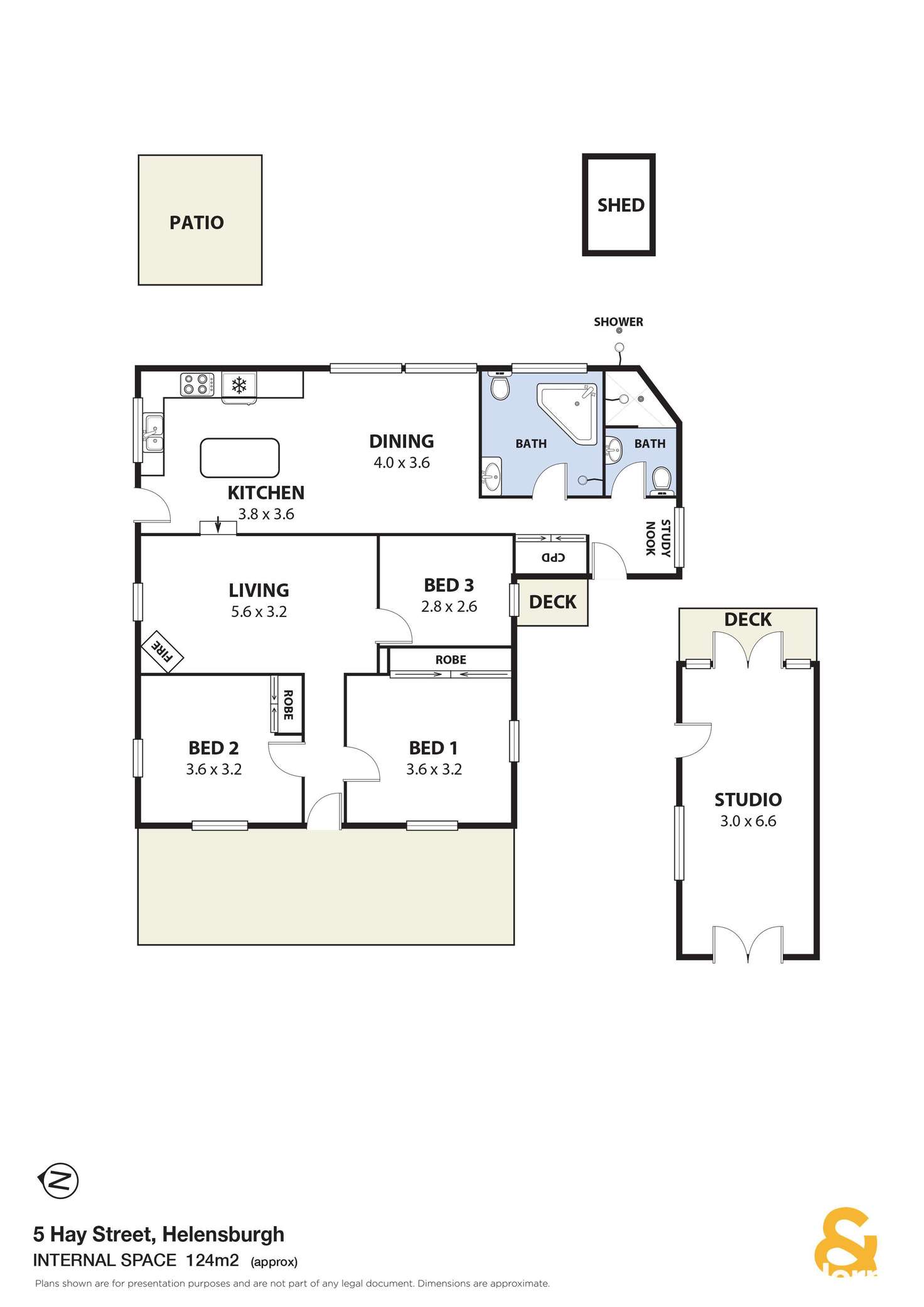 Floorplan of Homely house listing, 5 Hay Street, Helensburgh NSW 2508