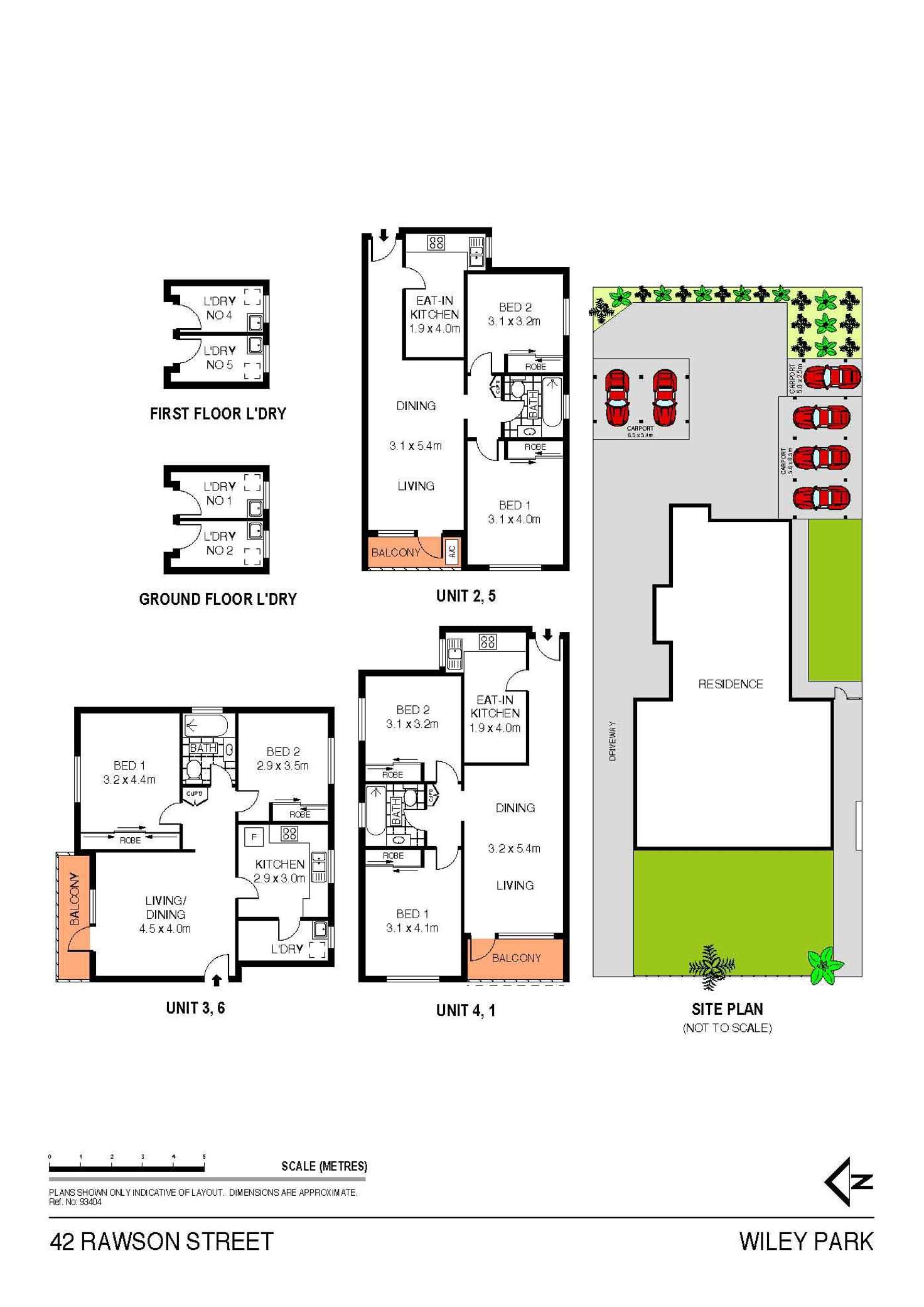 Floorplan of Homely blockOfUnits listing, 42 Rawson Street, Wiley Park NSW 2195