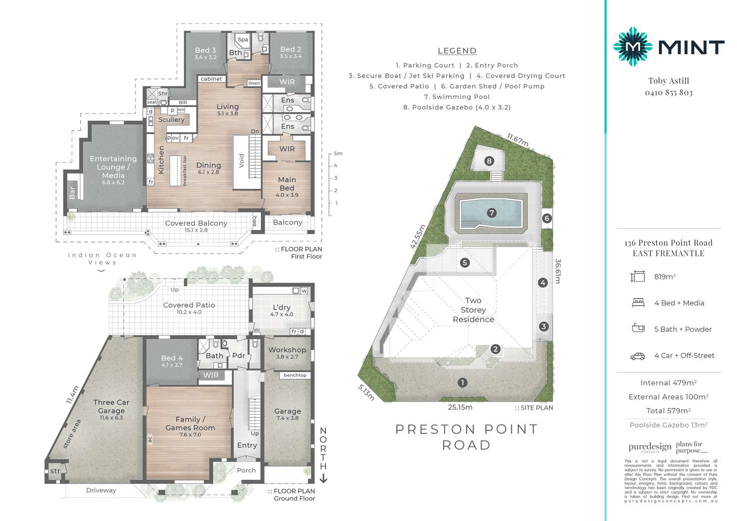 Floorplan of Homely house listing, 136 Preston Point Road, East Fremantle WA 6158