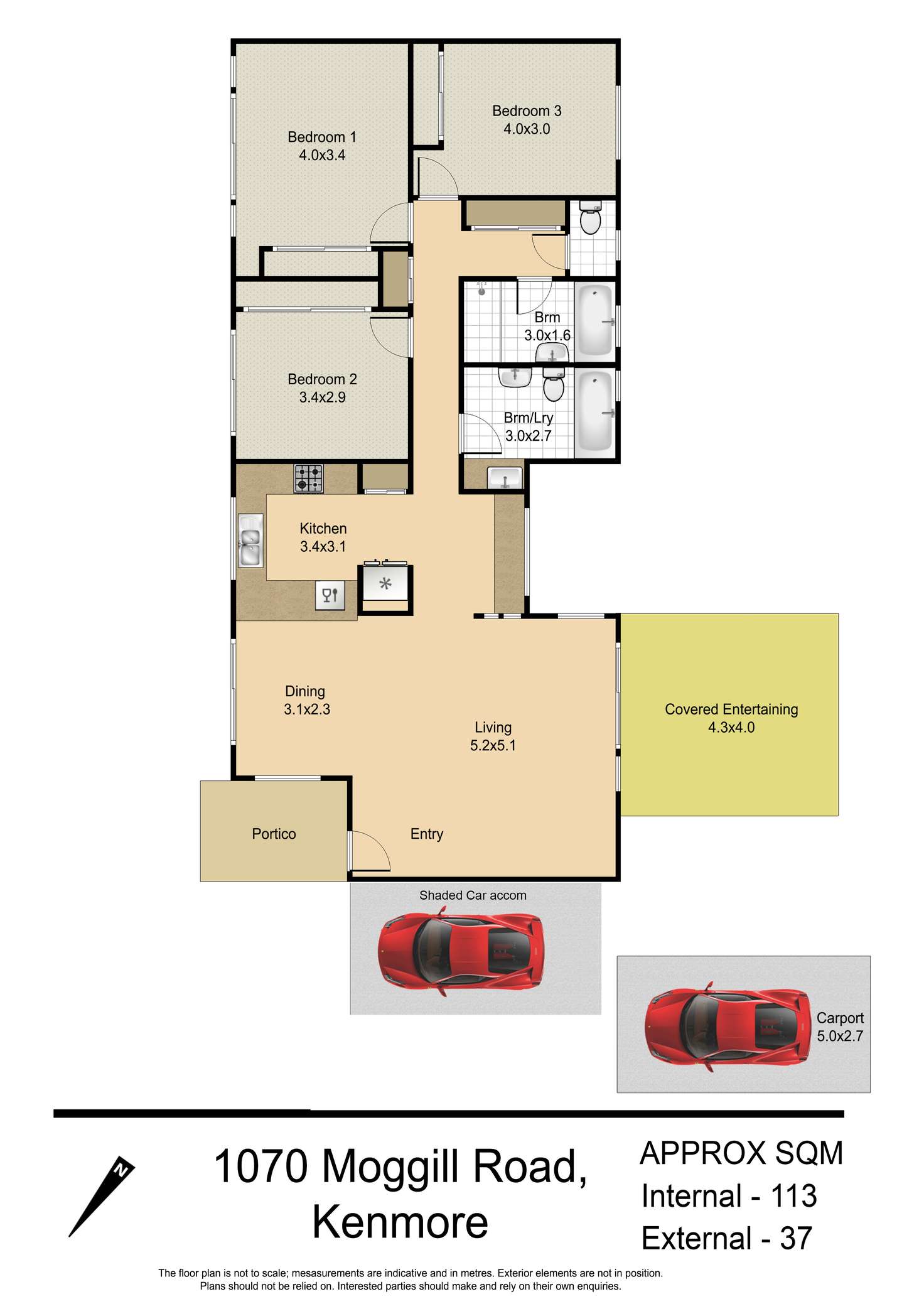 Floorplan of Homely house listing, 1070 Moggill Road, Kenmore QLD 4069