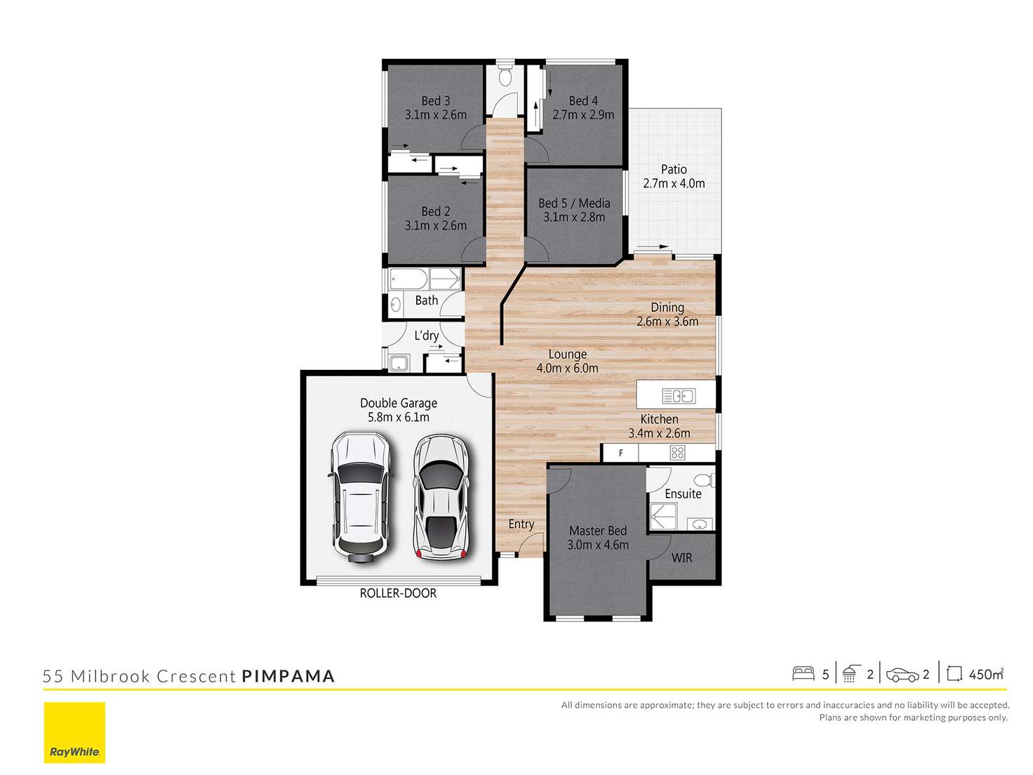 Floorplan of Homely house listing, 55 Milbrook Crescent, Pimpama QLD 4209