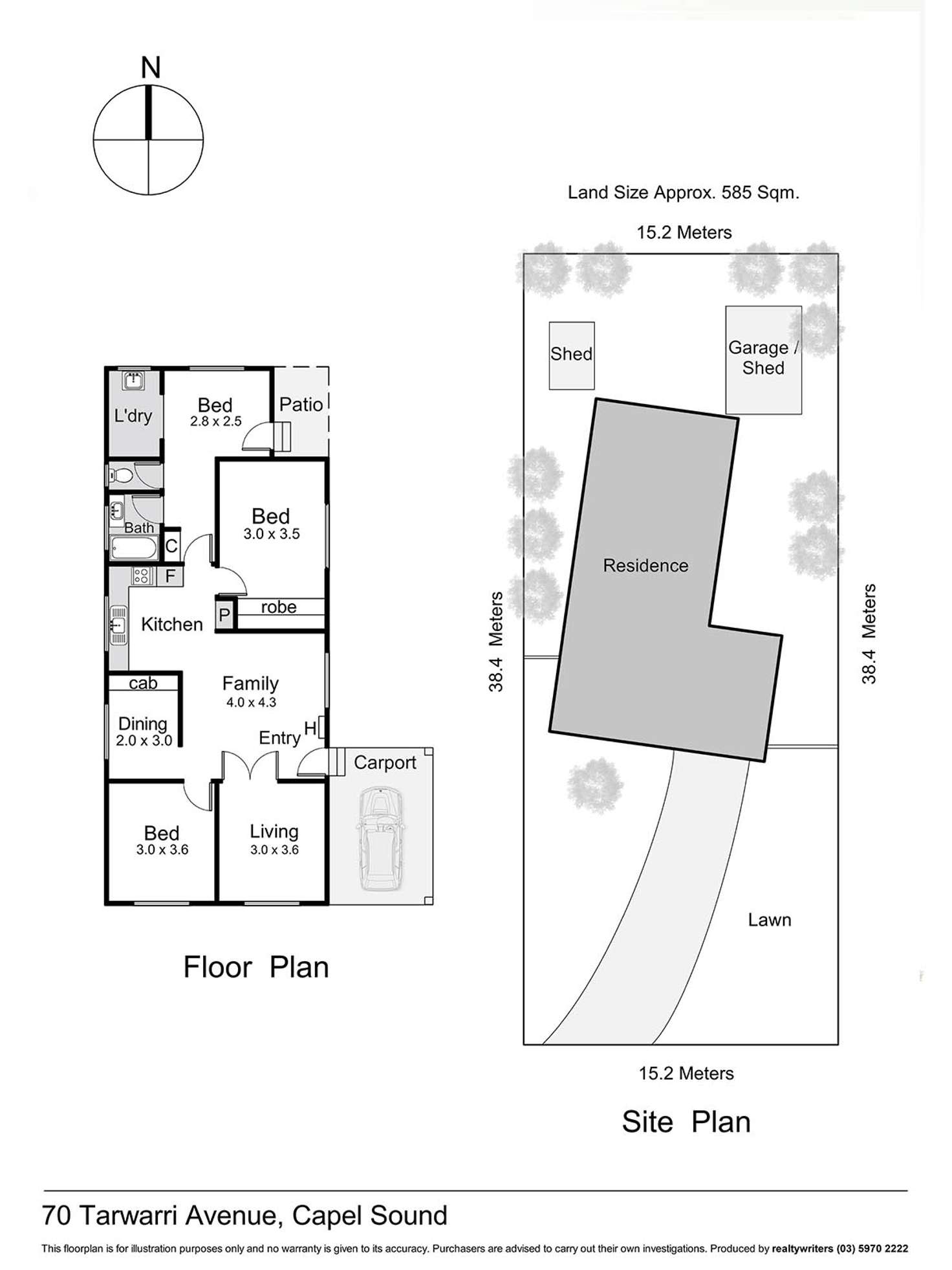 Floorplan of Homely house listing, 70 Tarwarri Avenue, Capel Sound VIC 3940