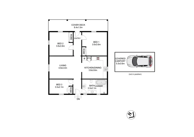 Floorplan of Homely house listing, 83 Alexandra Street, Kurri Kurri NSW 2327