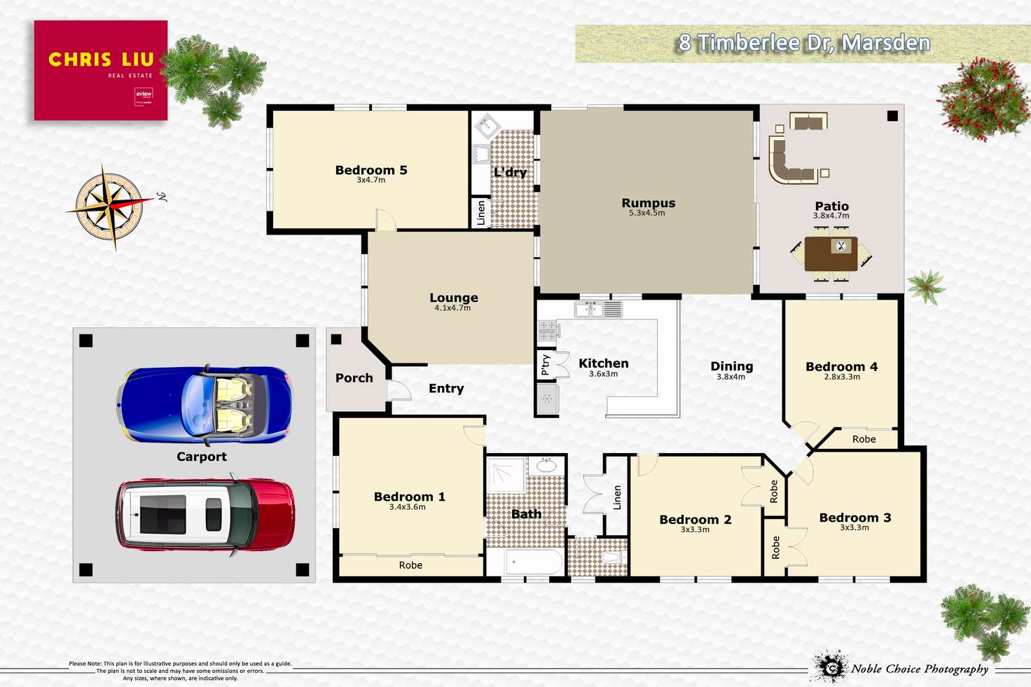 Floorplan of Homely house listing, 8 Timberlee Drive, Marsden QLD 4132
