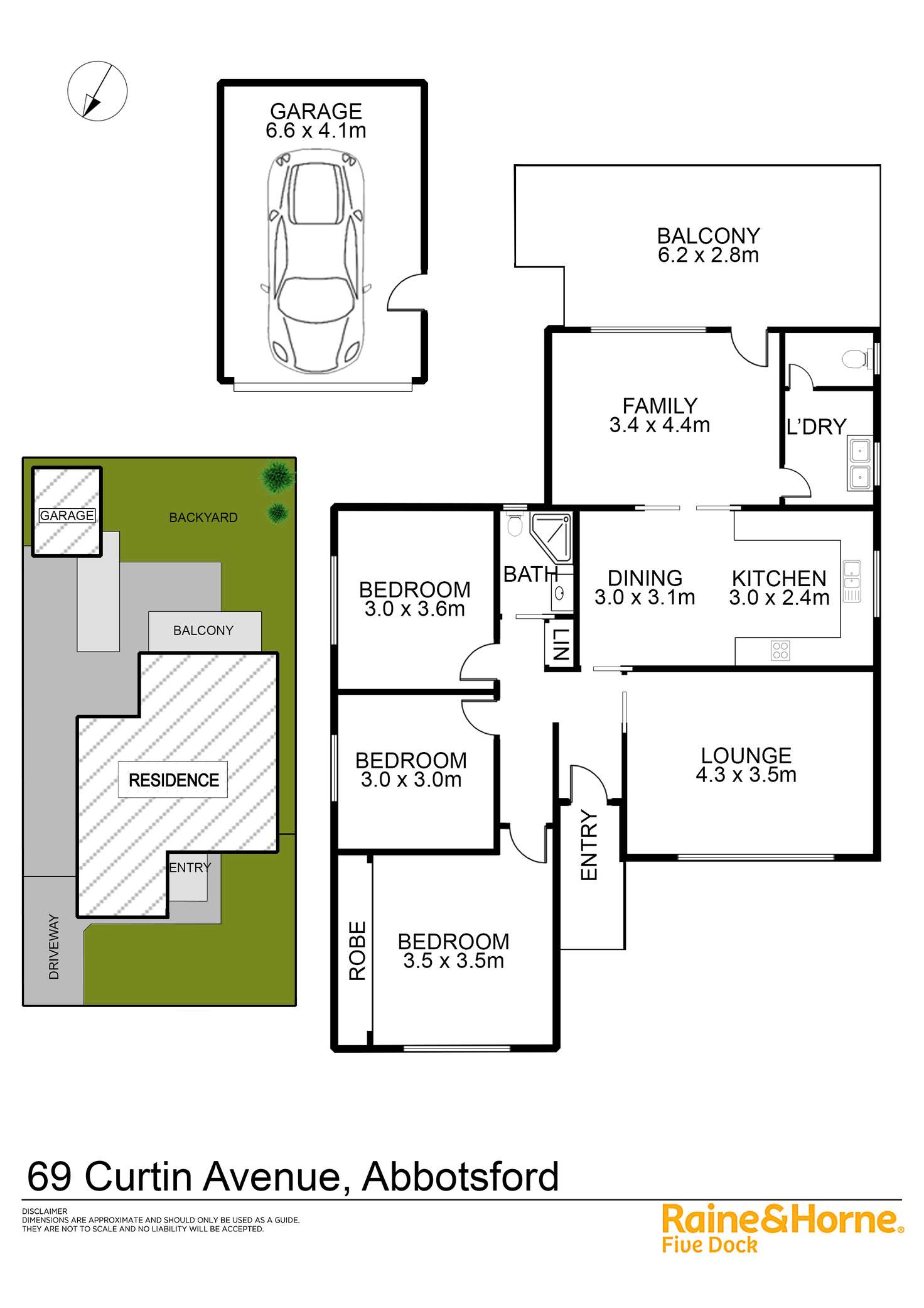 Floorplan of Homely house listing, 69 Curtin Avenue, Abbotsford NSW 2046