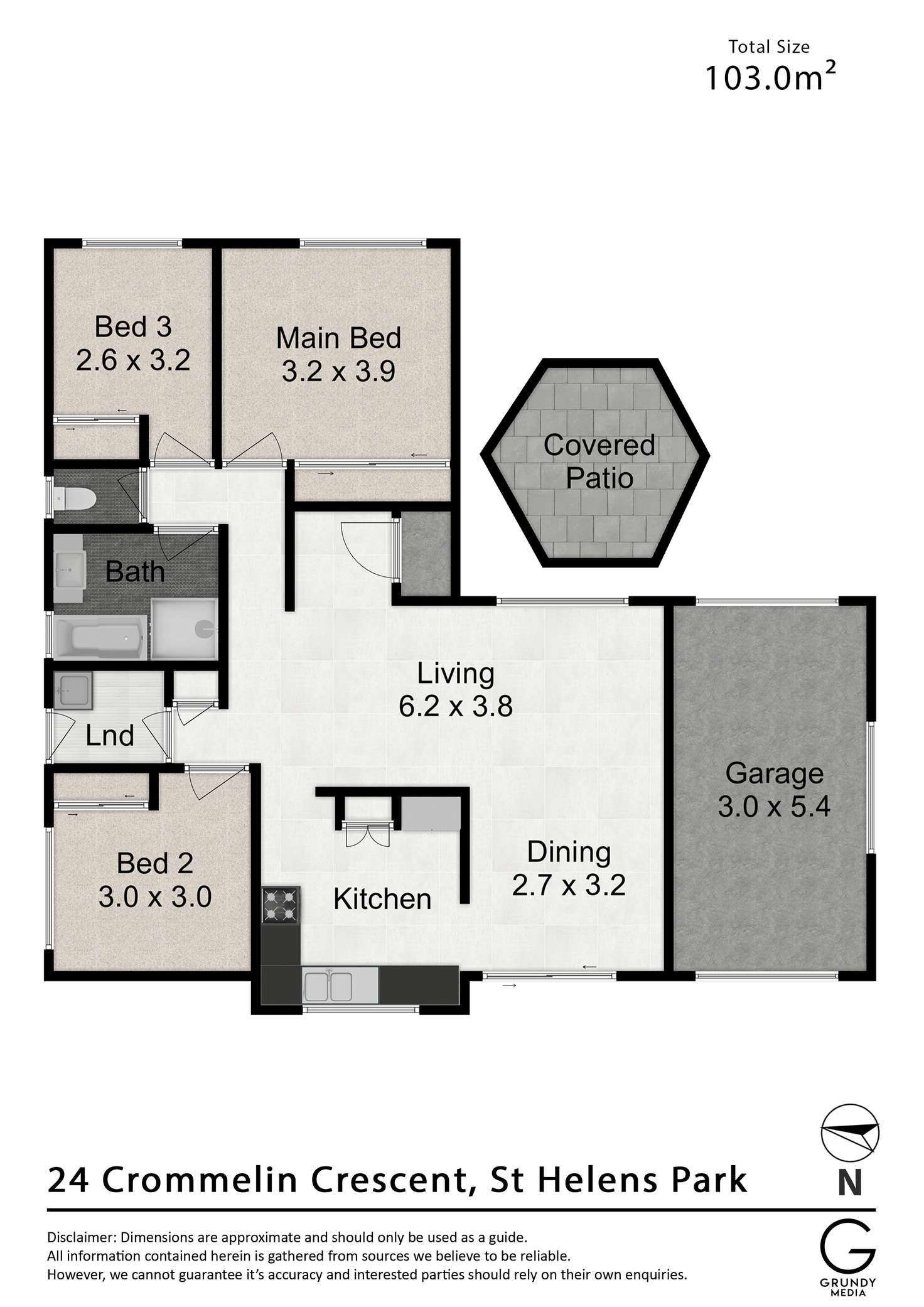 Floorplan of Homely house listing, 24 Crommelin Crescent, St Helens Park NSW 2560