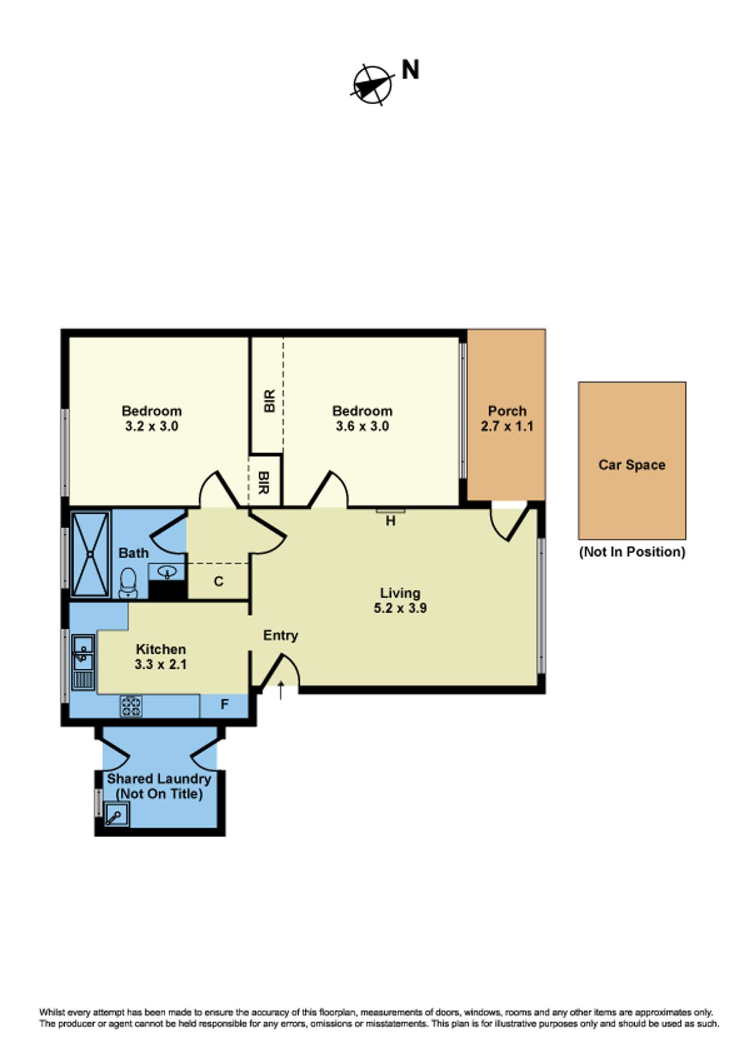Floorplan of Homely unit listing, 3/99 Melbourne Road, Williamstown VIC 3016