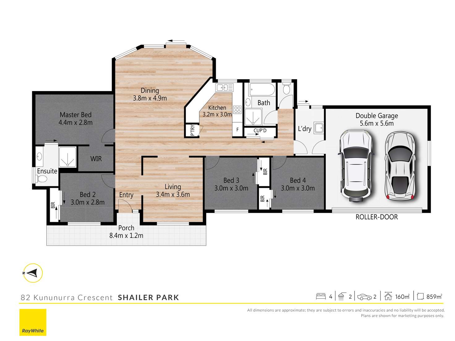 Floorplan of Homely house listing, 82 Kununurra Crescent, Shailer Park QLD 4128