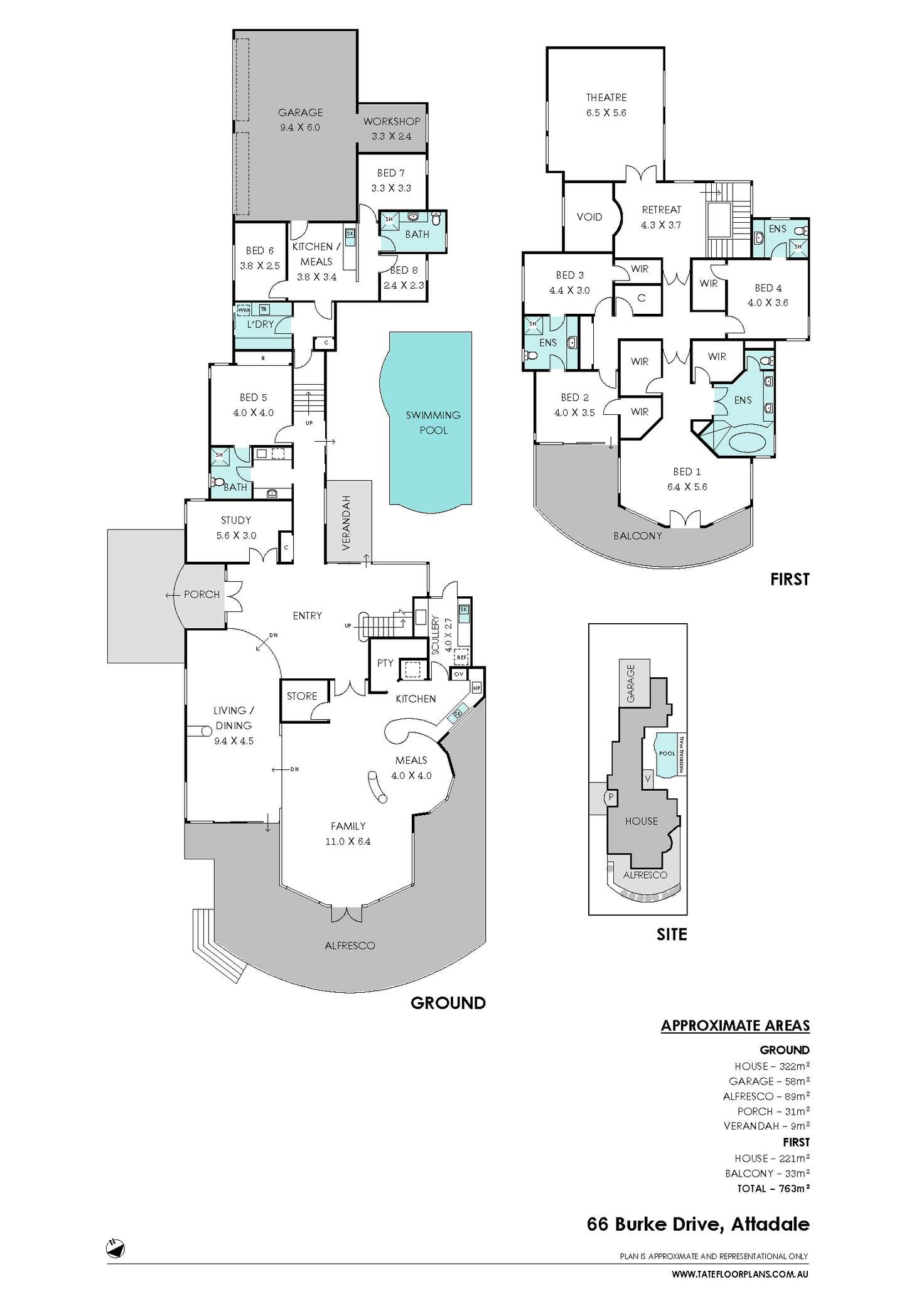 Floorplan of Homely house listing, 66 Burke Drive, Attadale WA 6156