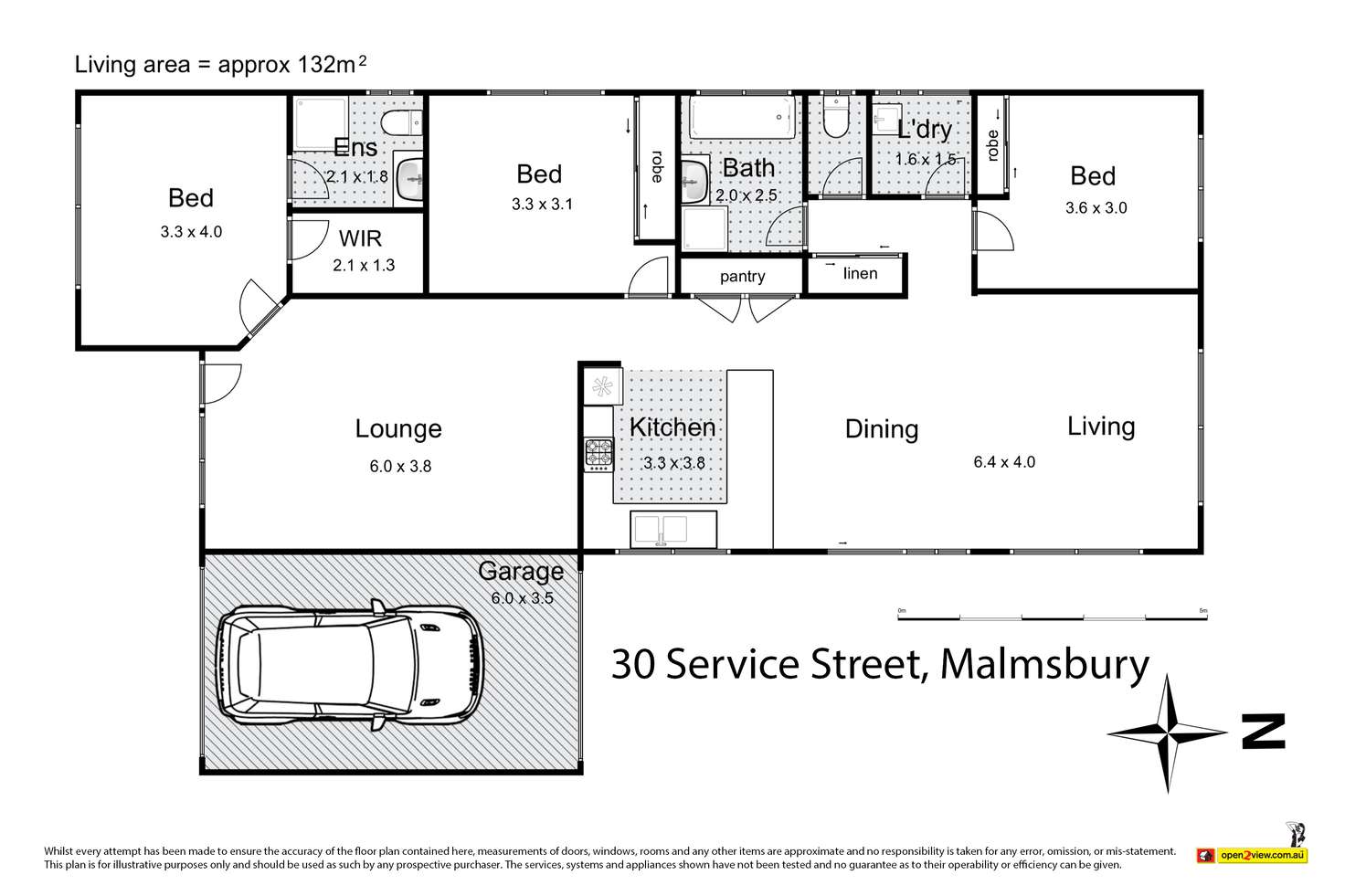 Floorplan of Homely house listing, 30 Service Street, Malmsbury VIC 3446