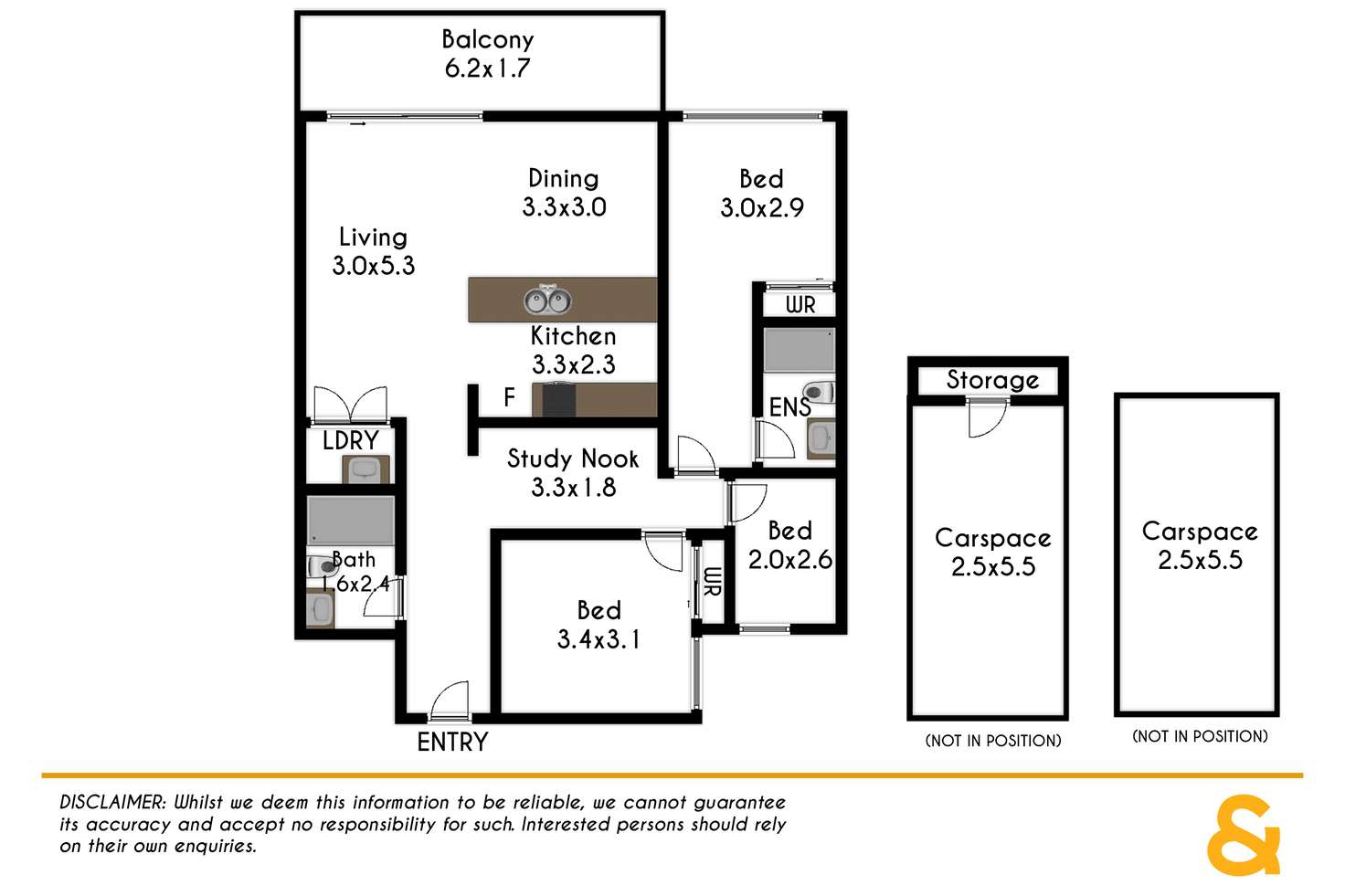 Floorplan of Homely unit listing, 52/42-44 Lethbridge Street, Penrith NSW 2750