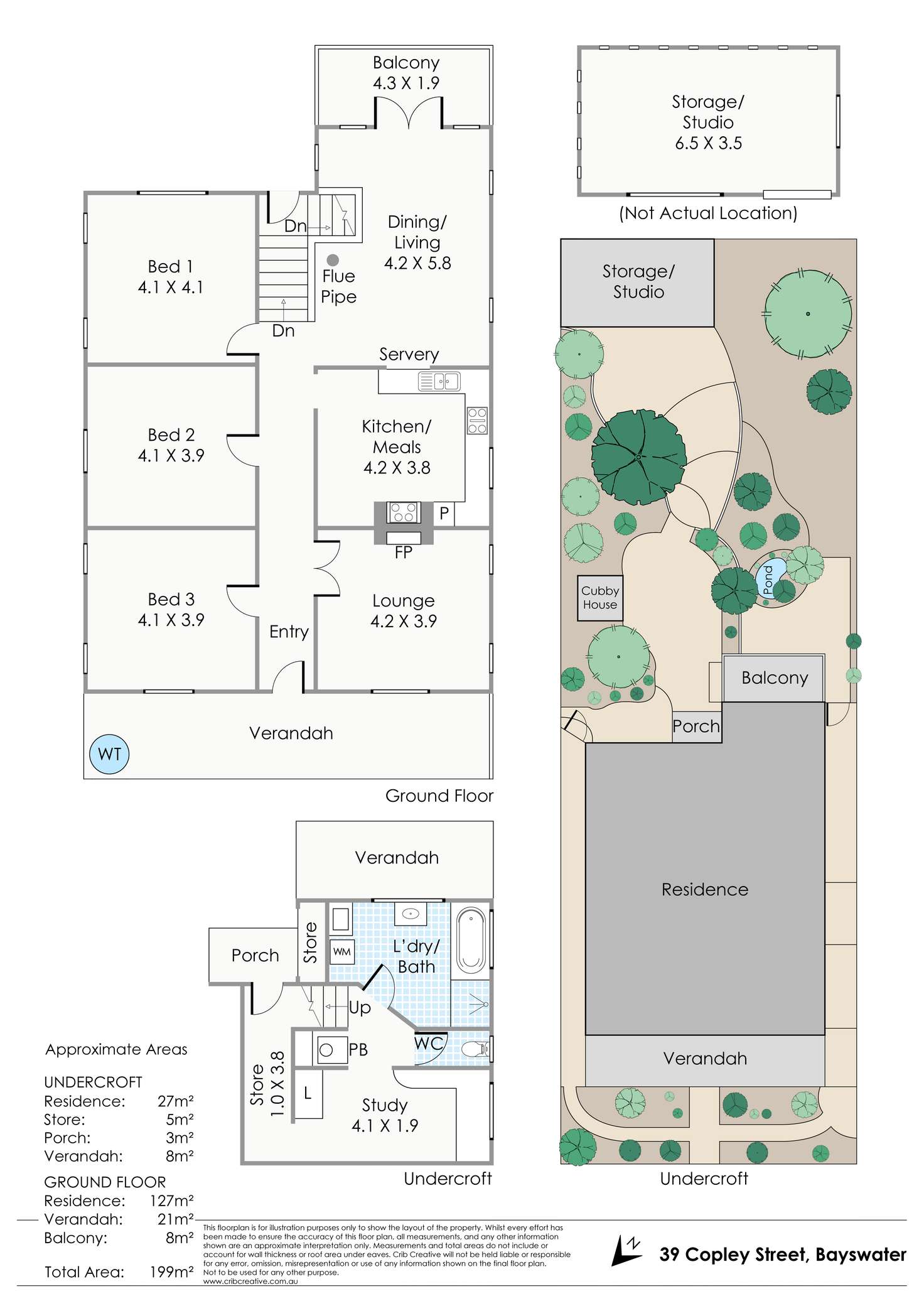 Floorplan of Homely house listing, 39 Copley Street, Bayswater WA 6053