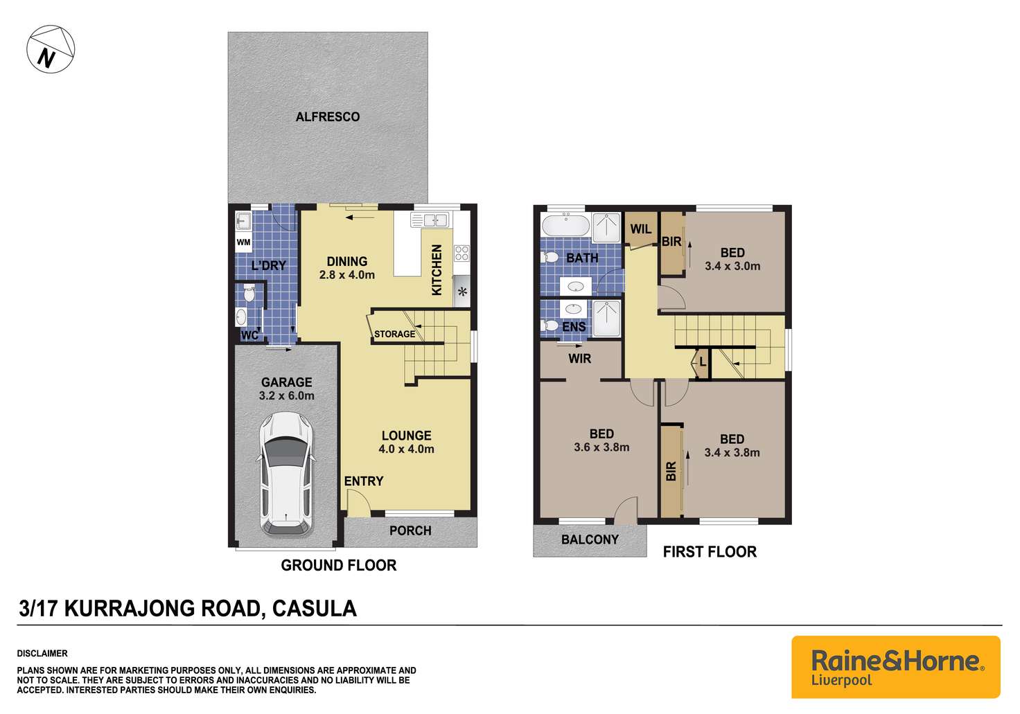 Floorplan of Homely house listing, 3/17-19 Kurrajong Road, Casula NSW 2170