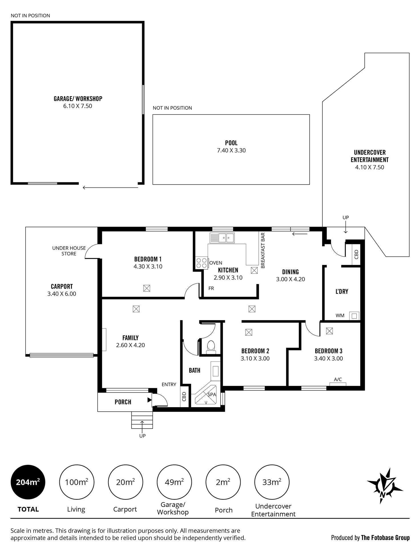 Floorplan of Homely house listing, 14 Flanders Court, Hackham West SA 5163