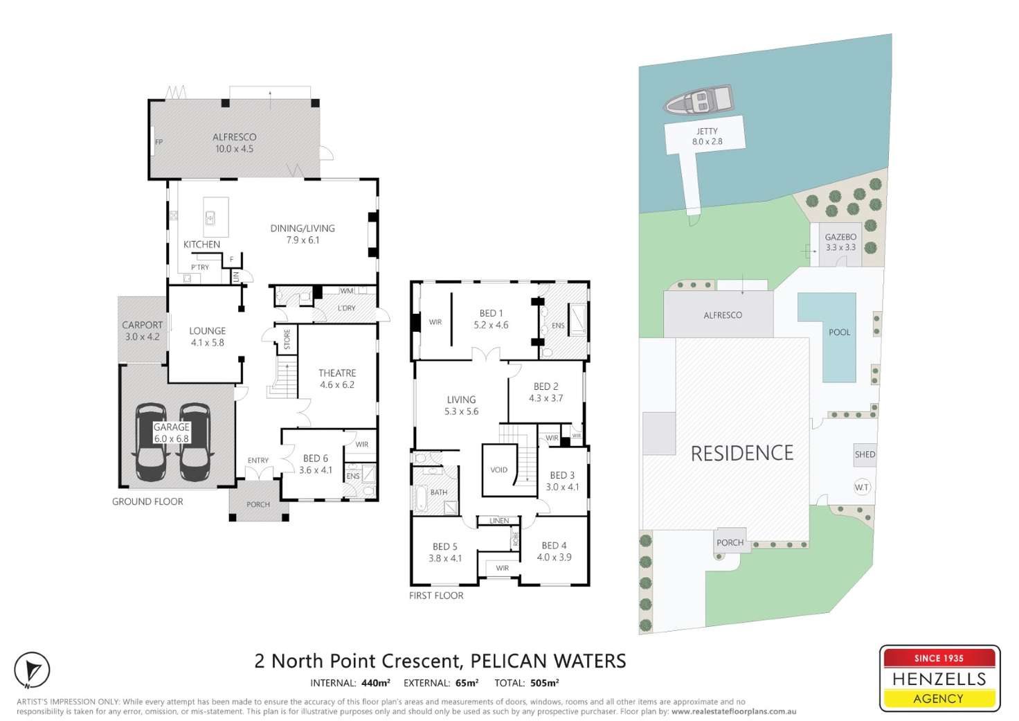 Floorplan of Homely house listing, 2 North Point Crescent, Pelican Waters QLD 4551