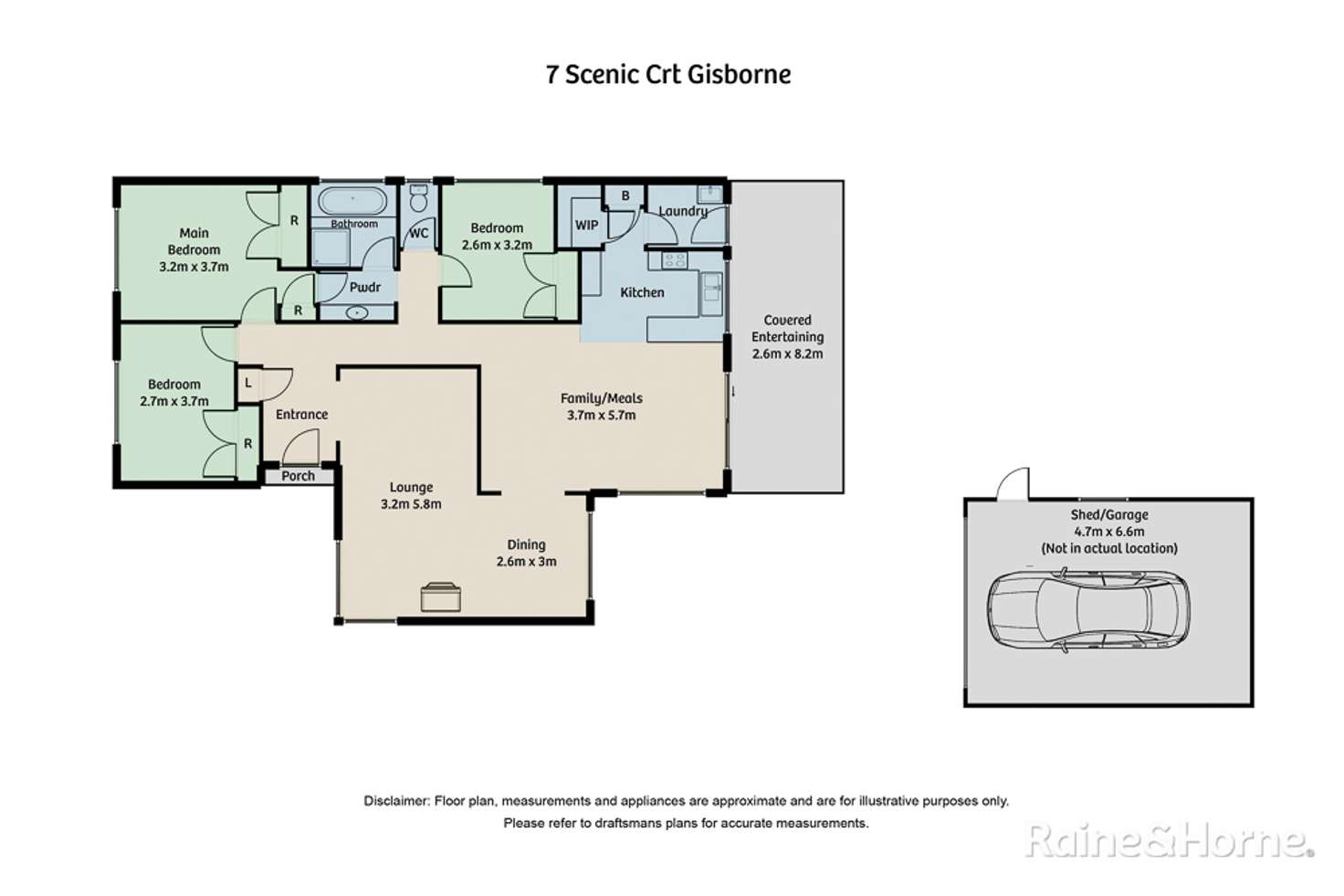 Floorplan of Homely house listing, 7 Scenic Court, Gisborne VIC 3437