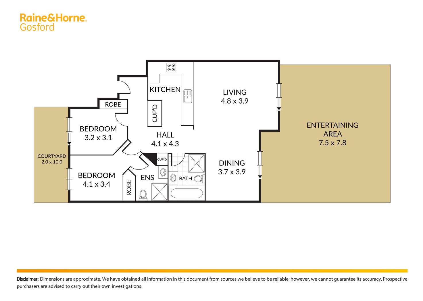 Floorplan of Homely unit listing, 39/92 John Whiteway Drive, Gosford NSW 2250