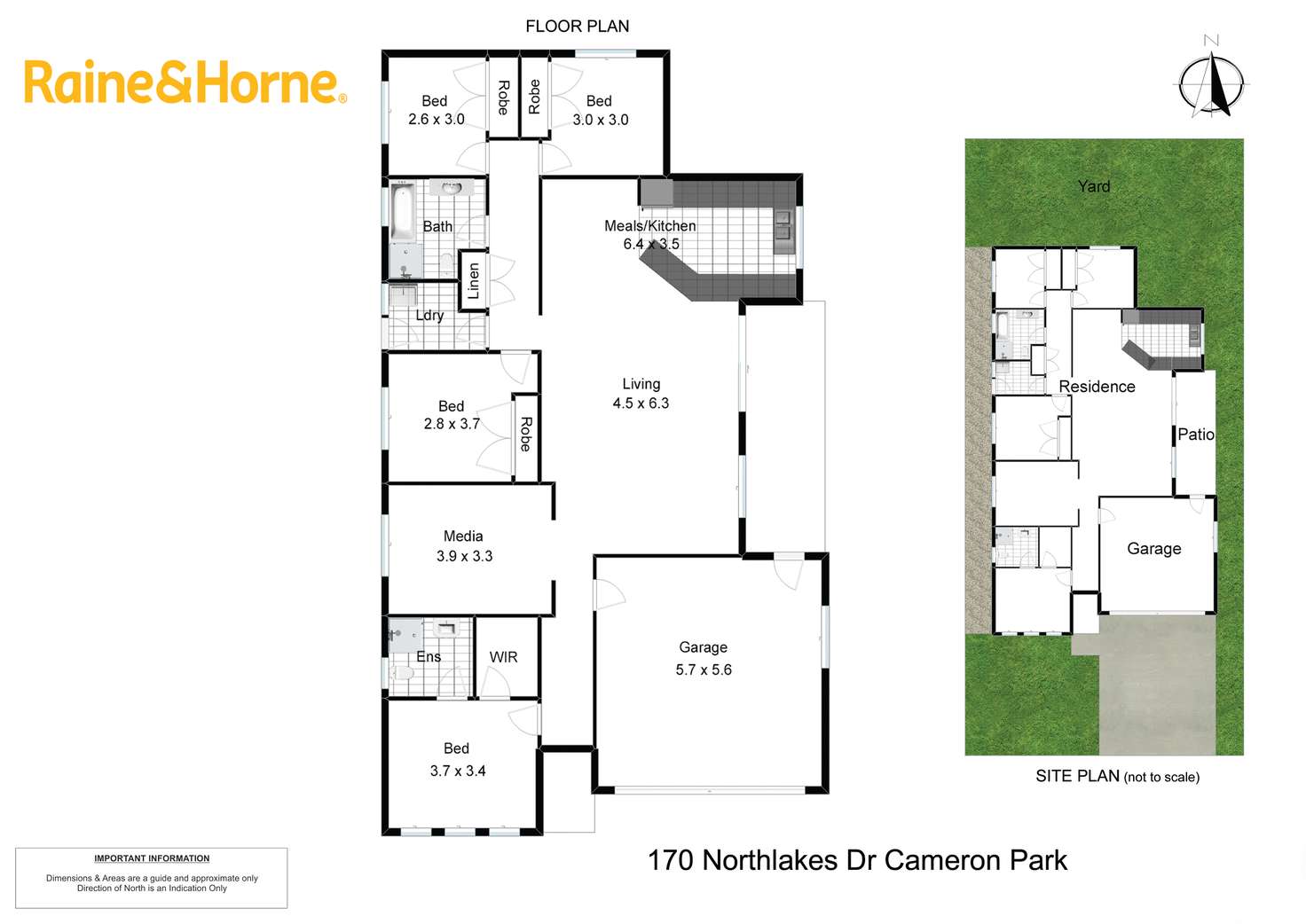 Floorplan of Homely house listing, 170 Northlakes Drive, Cameron Park NSW 2285