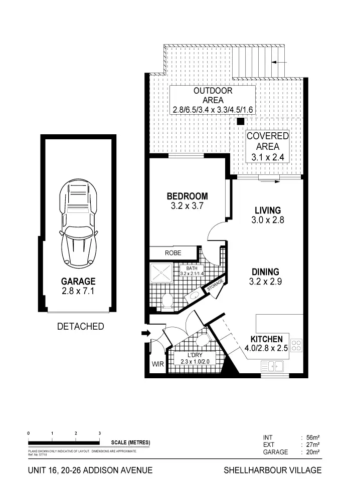Floorplan of Homely unit listing, 16/20-26 Addison Street, Shellharbour NSW 2529