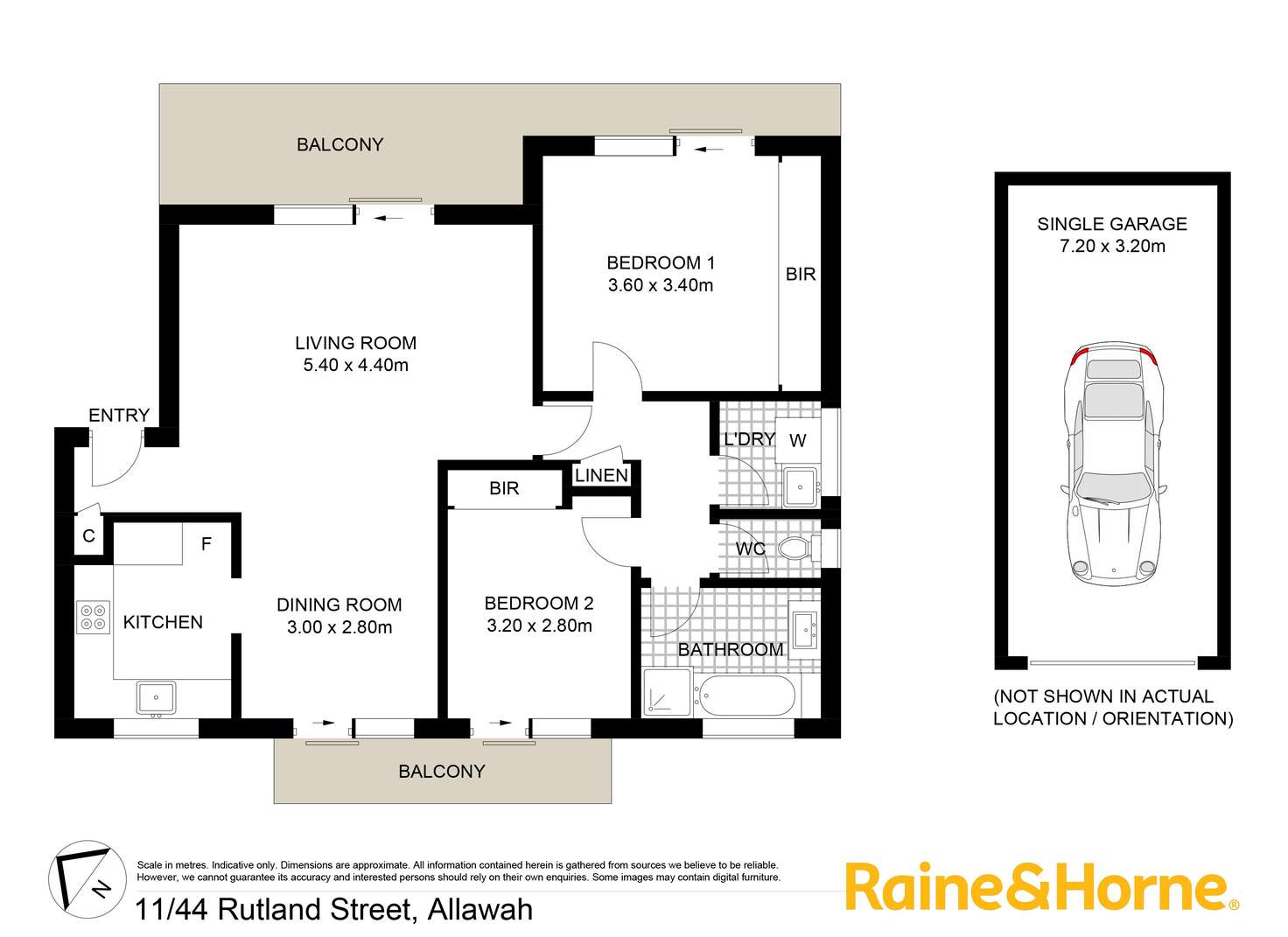 Floorplan of Homely unit listing, 11/44 Rutland Street, Allawah NSW 2218